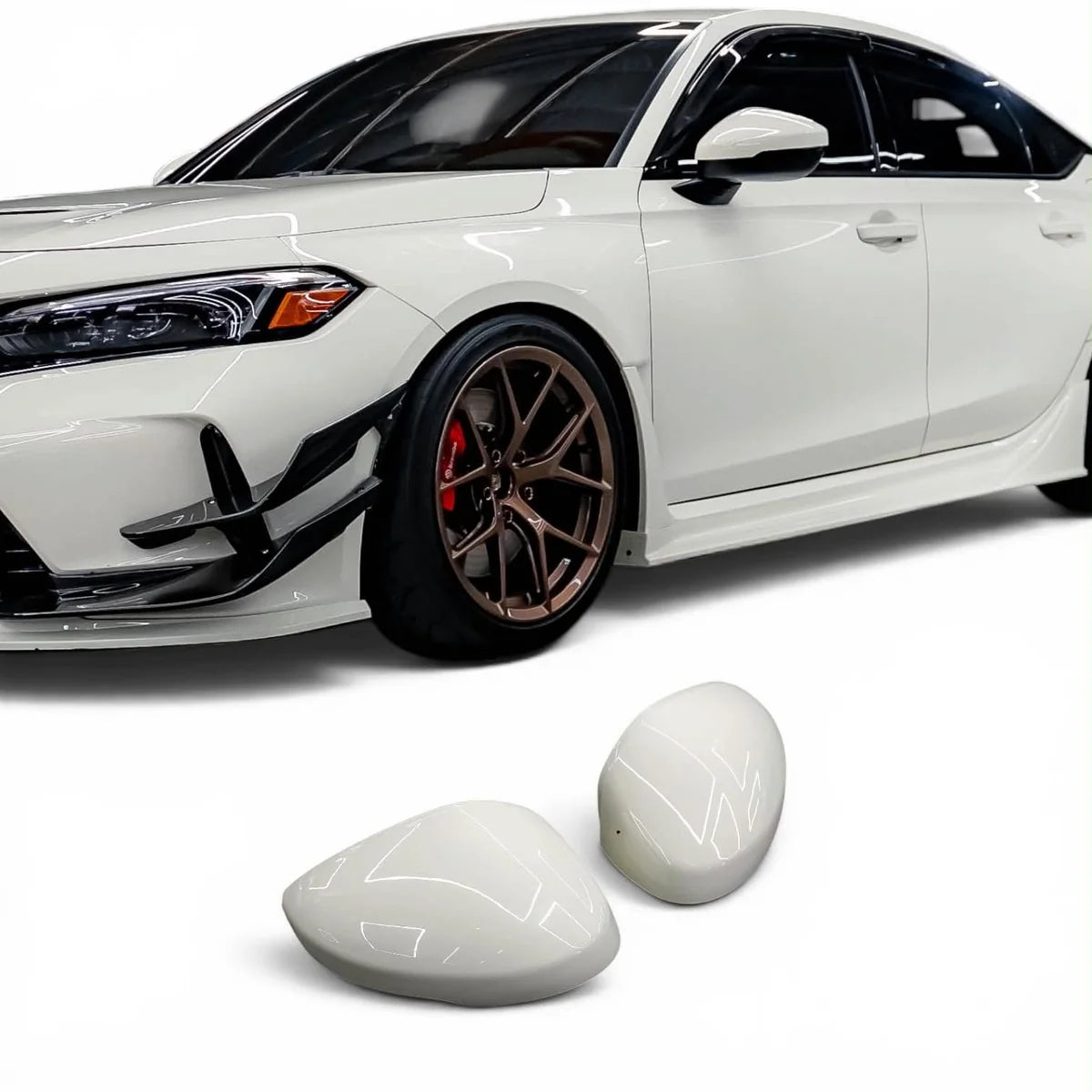 AFD Paint Matched Mirror Covers for Honda Civic Type R (FL5) 2023-2027