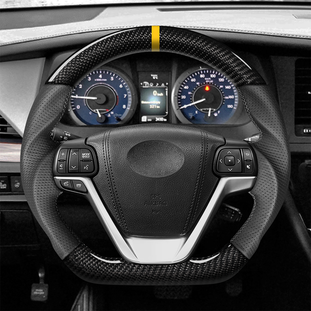 CEEHOR Steering Wheel Customisation Option – Coloured Centre Line for Carbon Fibre / Forged Composite