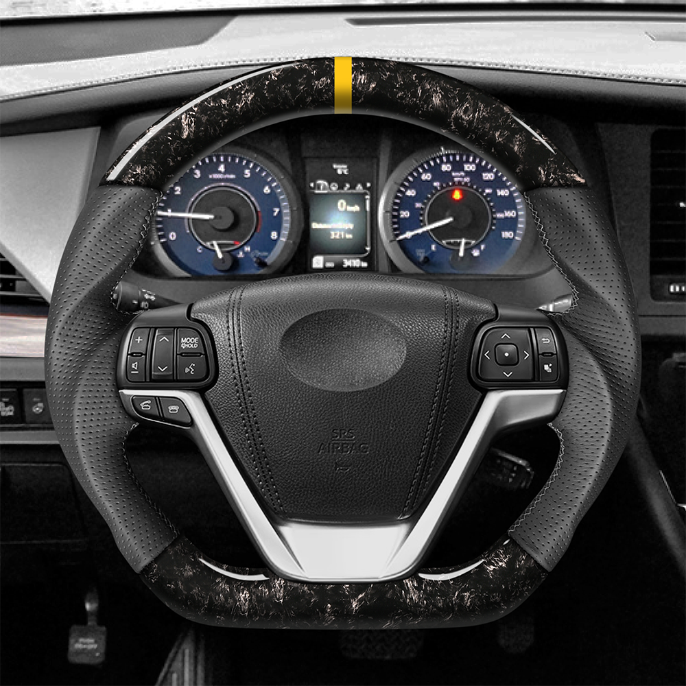CEEHOR Steering Wheel Customisation Option – Coloured Centre Line for Carbon Fibre / Forged Composite