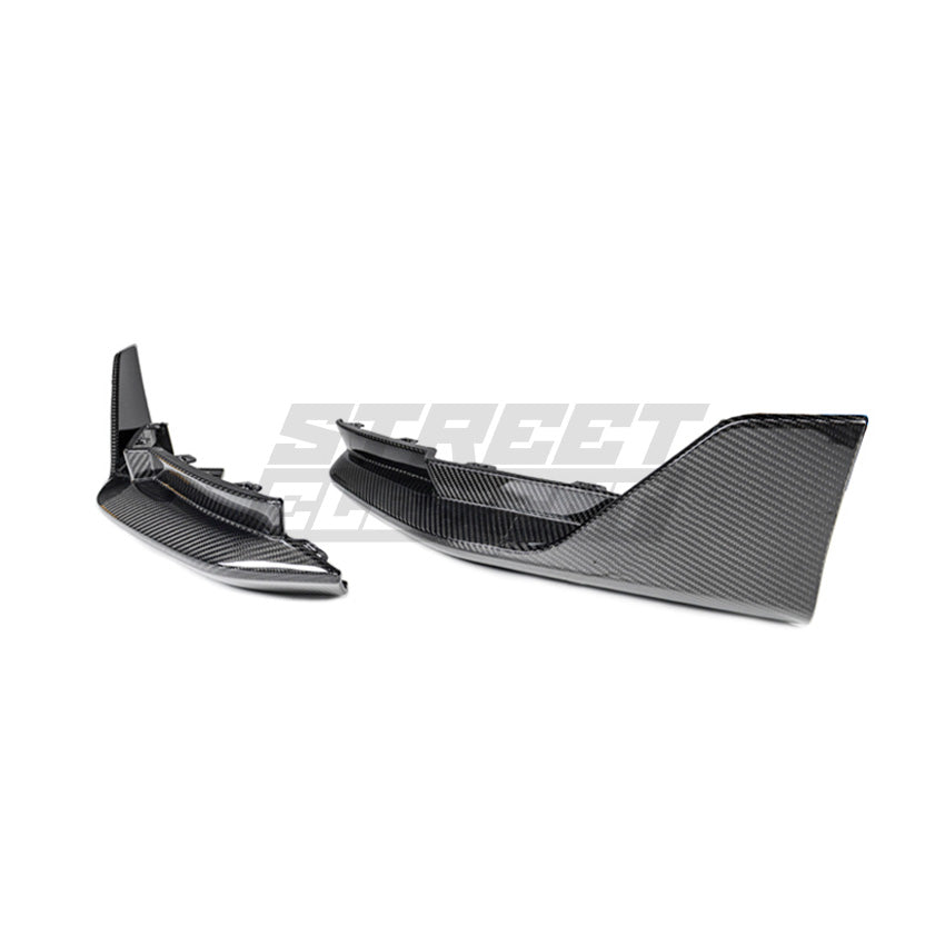 M PERFORMANCE Style Rear Side Splitters For 2020+ BMW M3 G80/G81