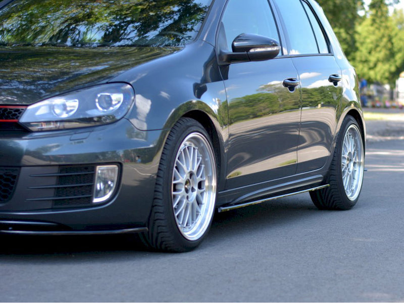 MAXTON DESIGN Side Skirts Diffusers For 2009-2012 VW Golf MK6 GTI