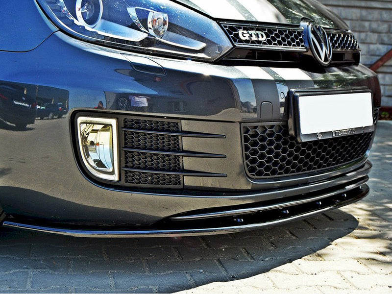 MAXTON DESIGN Front Splitter V.2 For 2009-2012 VW Golf MK6 GTI