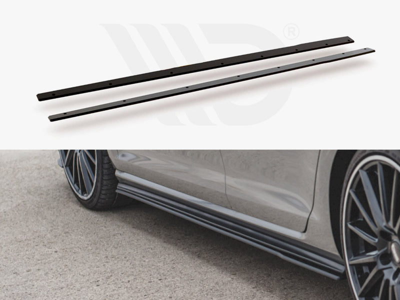 MAXTON DESIGN RACING Side Skirts Diffusers For 2013-2016 VW Golf MK7 GTI