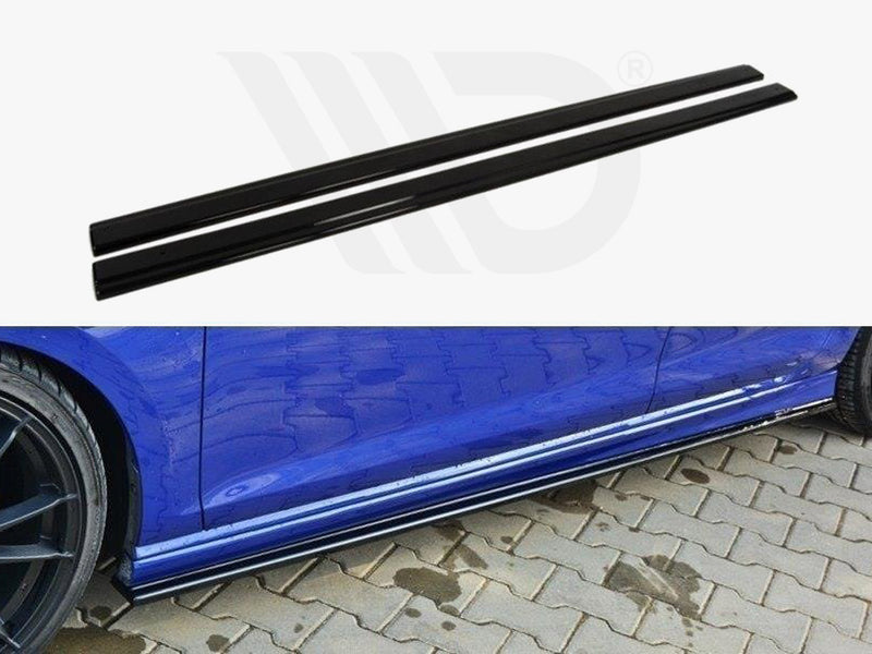 MAXTON DESIGN Side Skirts Diffusers V.1 For 2013-2016 VW Golf MK7 R