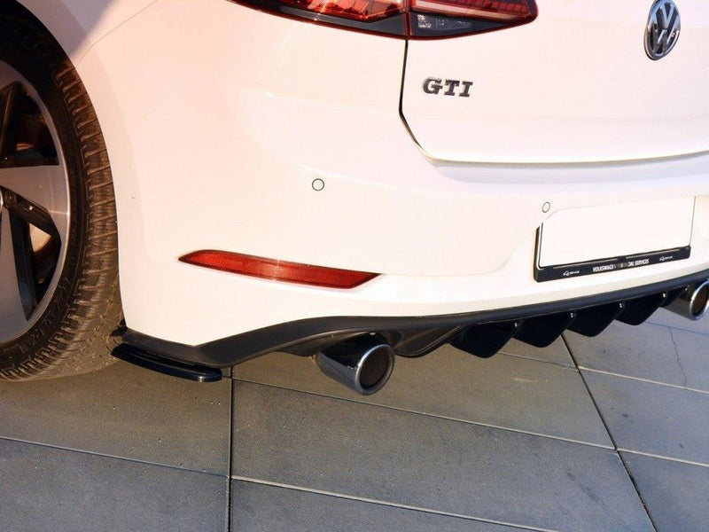 MAXTON DESIGN Rear Side Splitters For 2017-2020 VW Golf MK7.5 GTI
