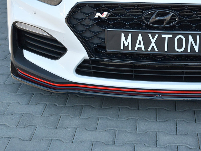 MAXTON DESIGN Front Splitter V.2 For 2018-2020 Hyundai i30 N PD