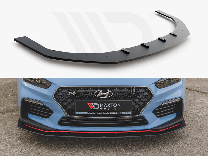 MAXTON DESIGN RACING Front Splitter For 2018-2020 Hyundai i30 N PD