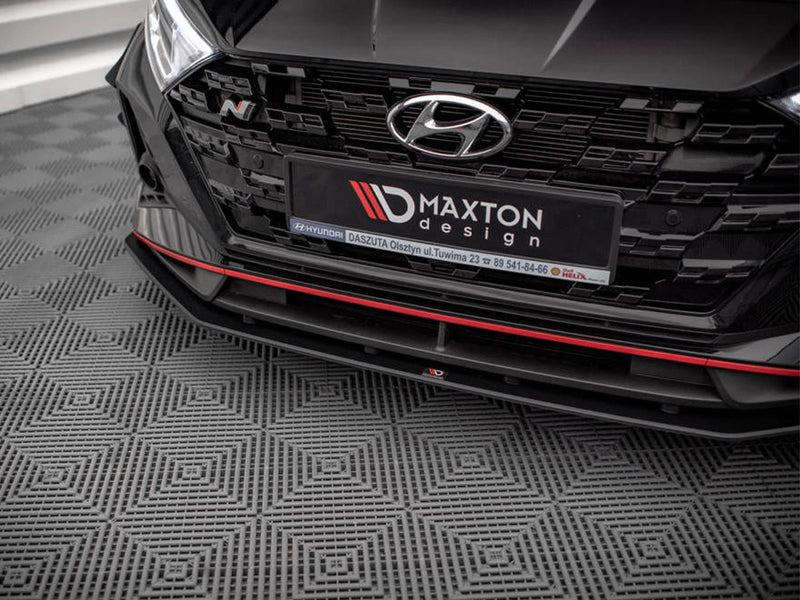MAXTON DESIGN STREET PRO Front Splitter For 2021+ Hyundai i20 N BC