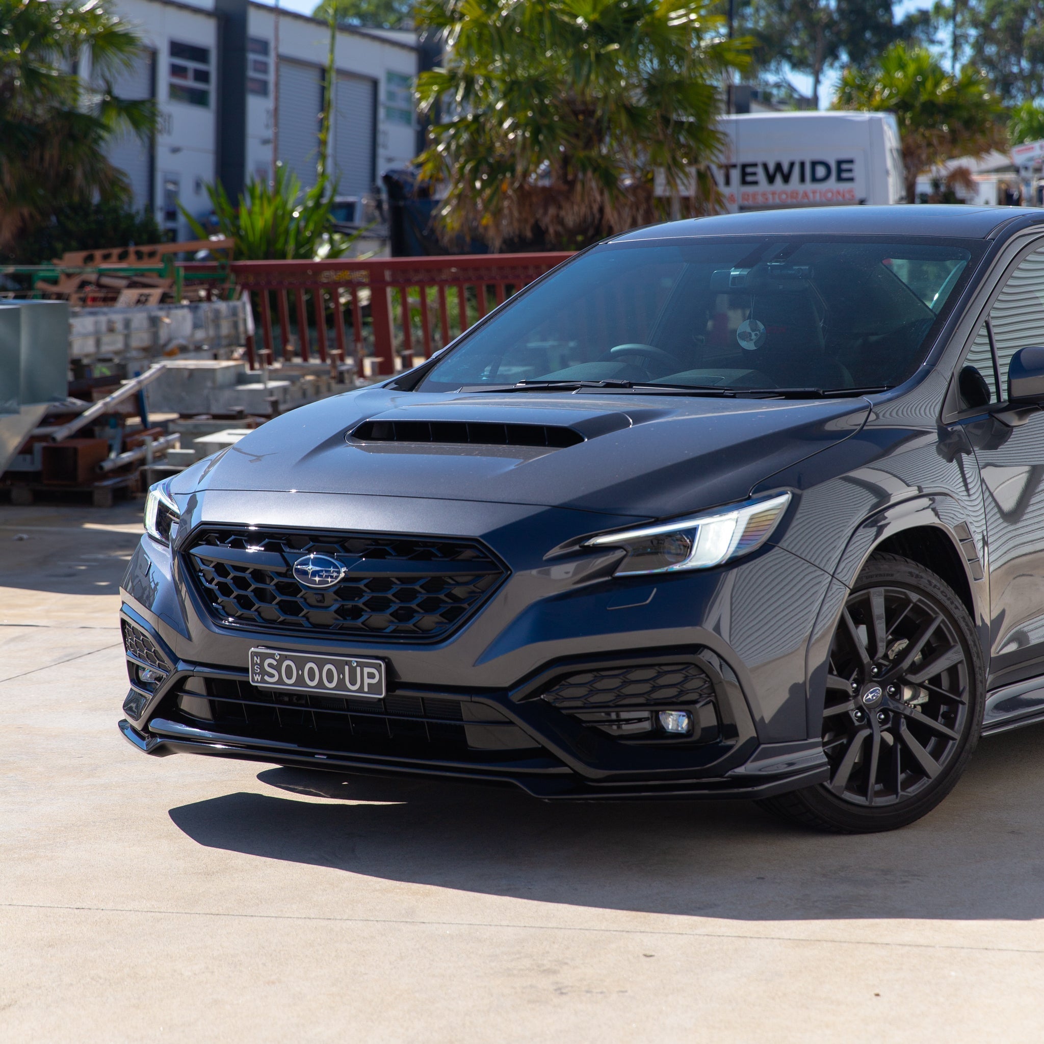 DMAKER STI-Spec Front Lip / Under Spoiler (1-Piece) for Subaru WRX (VB) 2022-2025