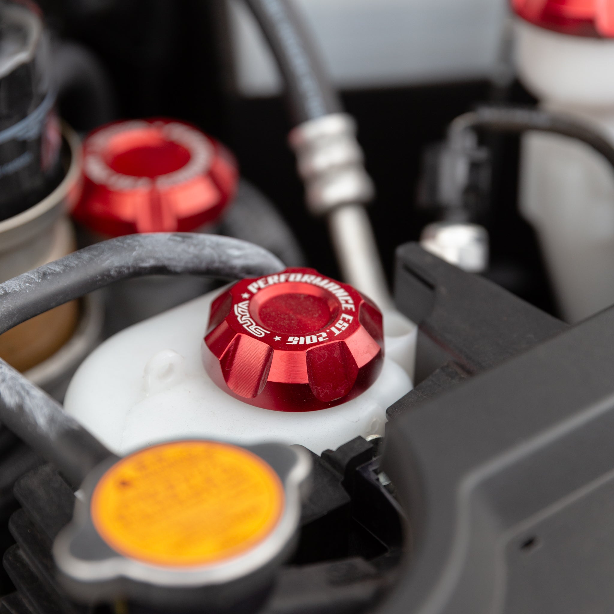 SUYA Car Supplies - Engine Bay - Oil Caps (Anodised) for Subaru BRZ / Levorg / WRX & Other Models
