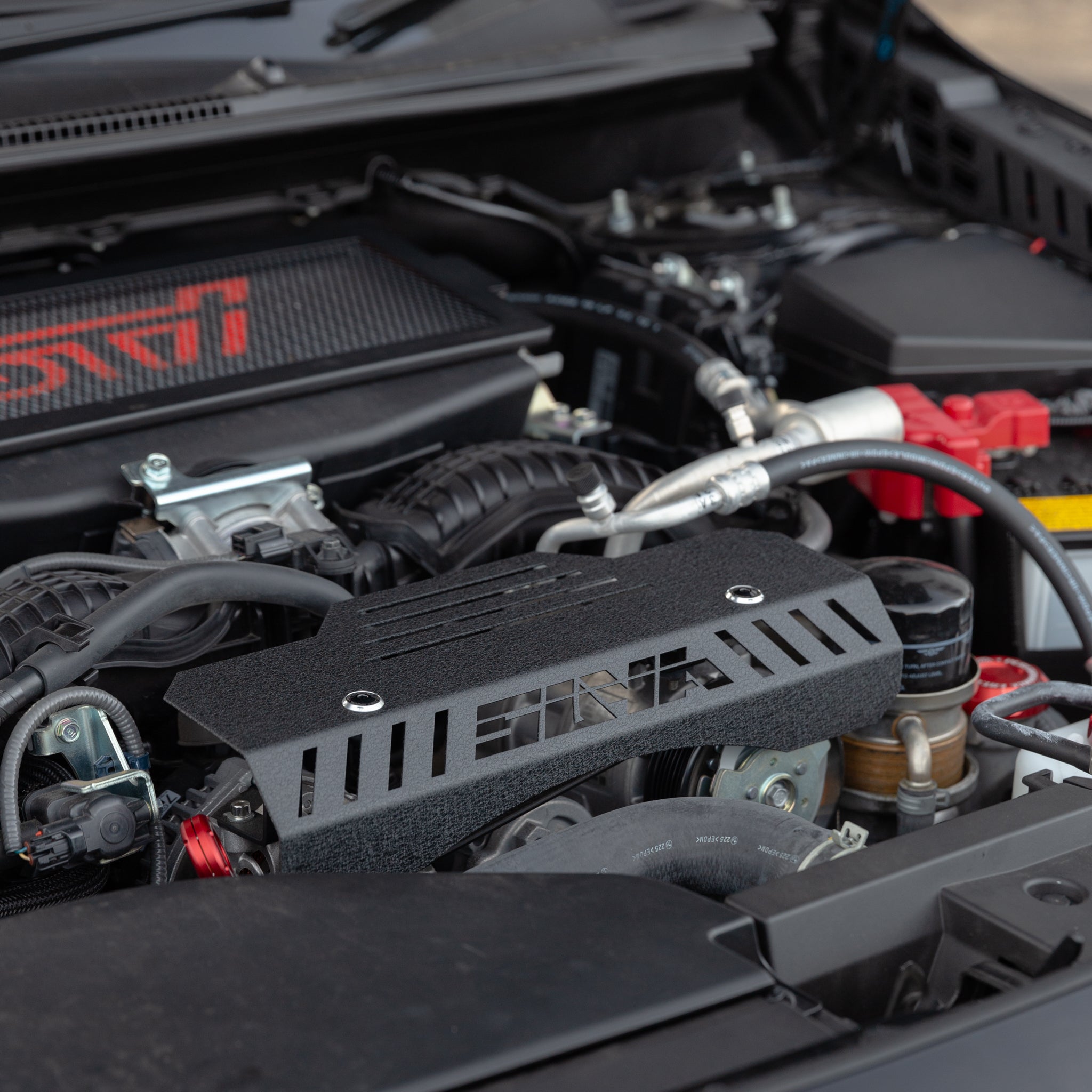 SUYA Car Supplies - Engine Bay - Vented Pulley Cover for Subaru WRX (VB) & WRX Sportswagon (VN) 2022-2025