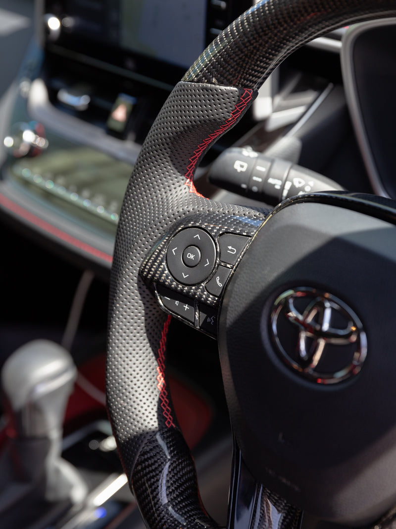 STREET ELEMENT D-Spec Steering Wheel For 2018+ Toyota Corolla E210 [Carbon Fibre]