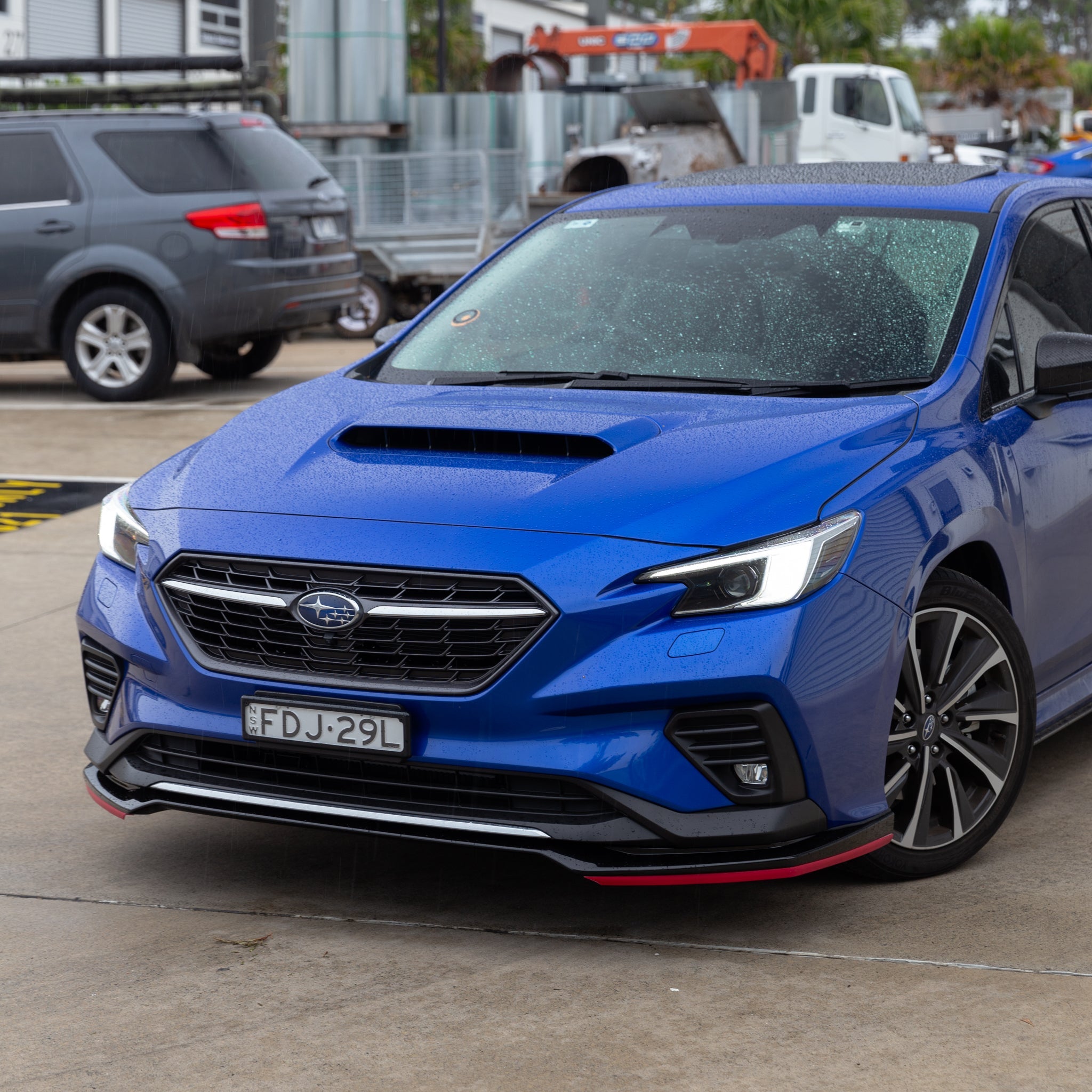 DMAKER STI-Spec Front Lip / Under Spoiler for Subaru WRX Sportswagon (VN) 2022-2025