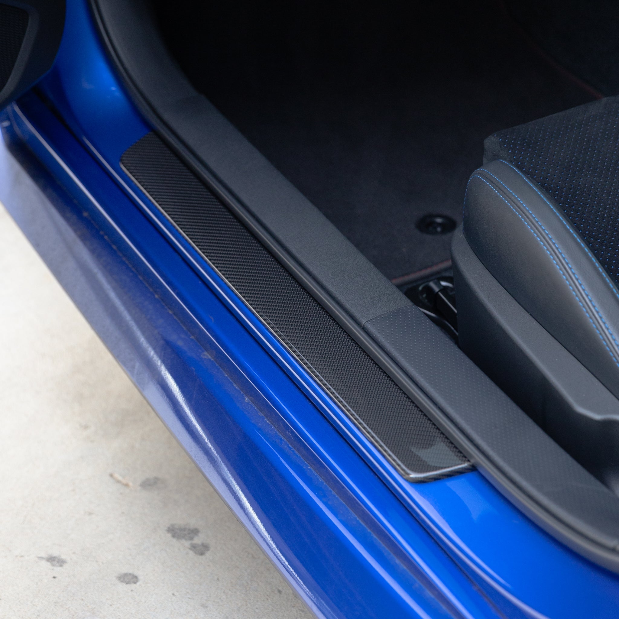 FloKraft Dry Carbon Fibre Outer Door Sill Covers for Subaru BRZ (ZD8) & Toyota GR86 (ZN8) 2022-2026