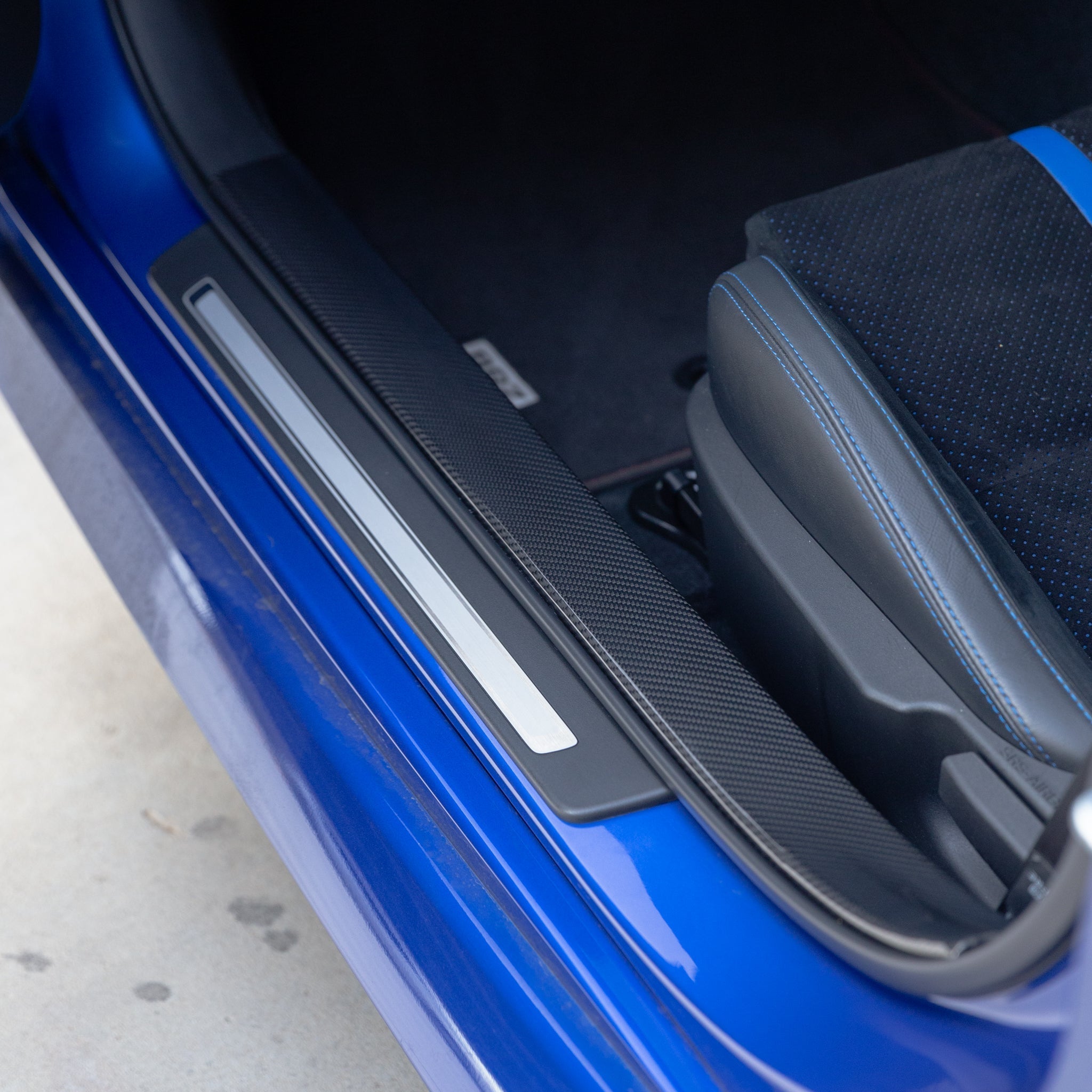 FloKraft Dry Carbon Fibre Inner Door Sill Covers for Subaru BRZ (ZD8) & Toyota GR86 (ZN8) 2022-2026