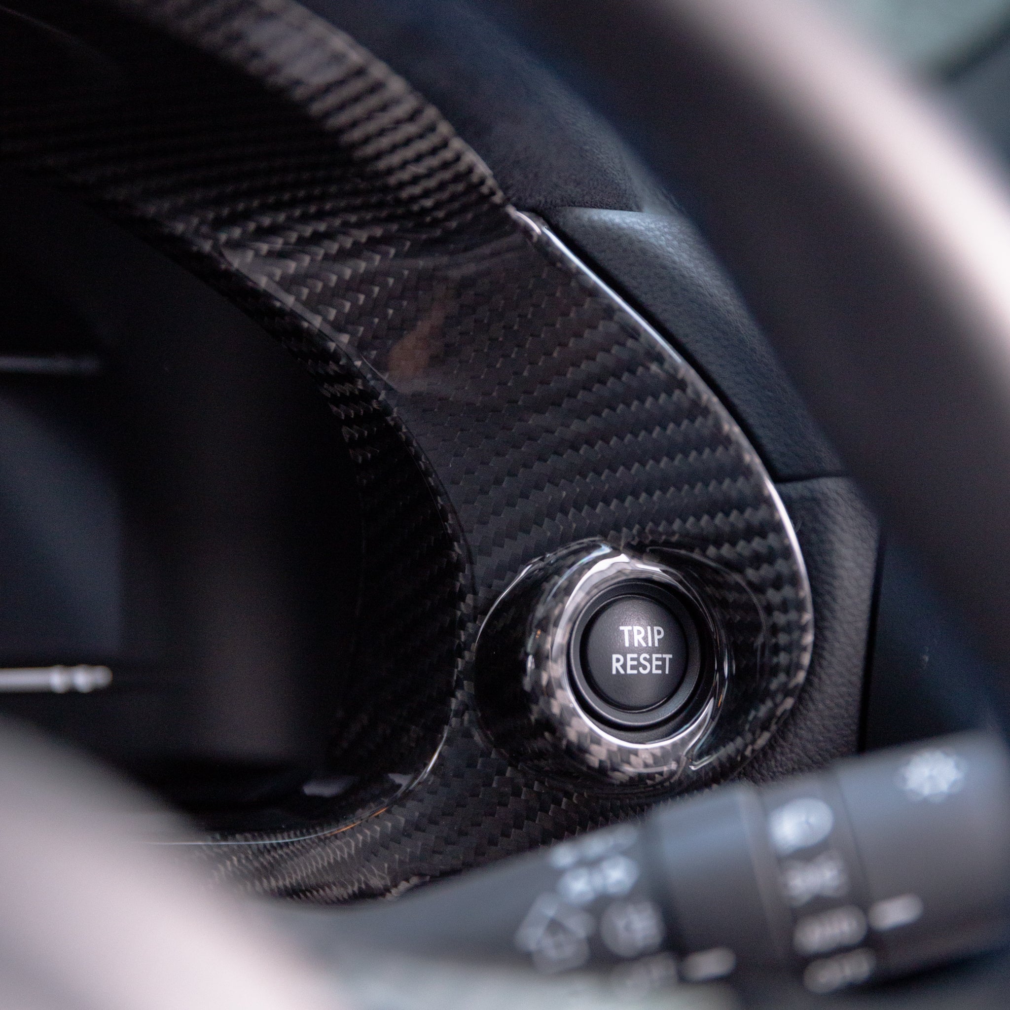 FloKraft Dry Carbon Fibre Cluster Surround Cover for Subaru BRZ (ZD8) & Toyota GR86 (ZN8) 2022-2026