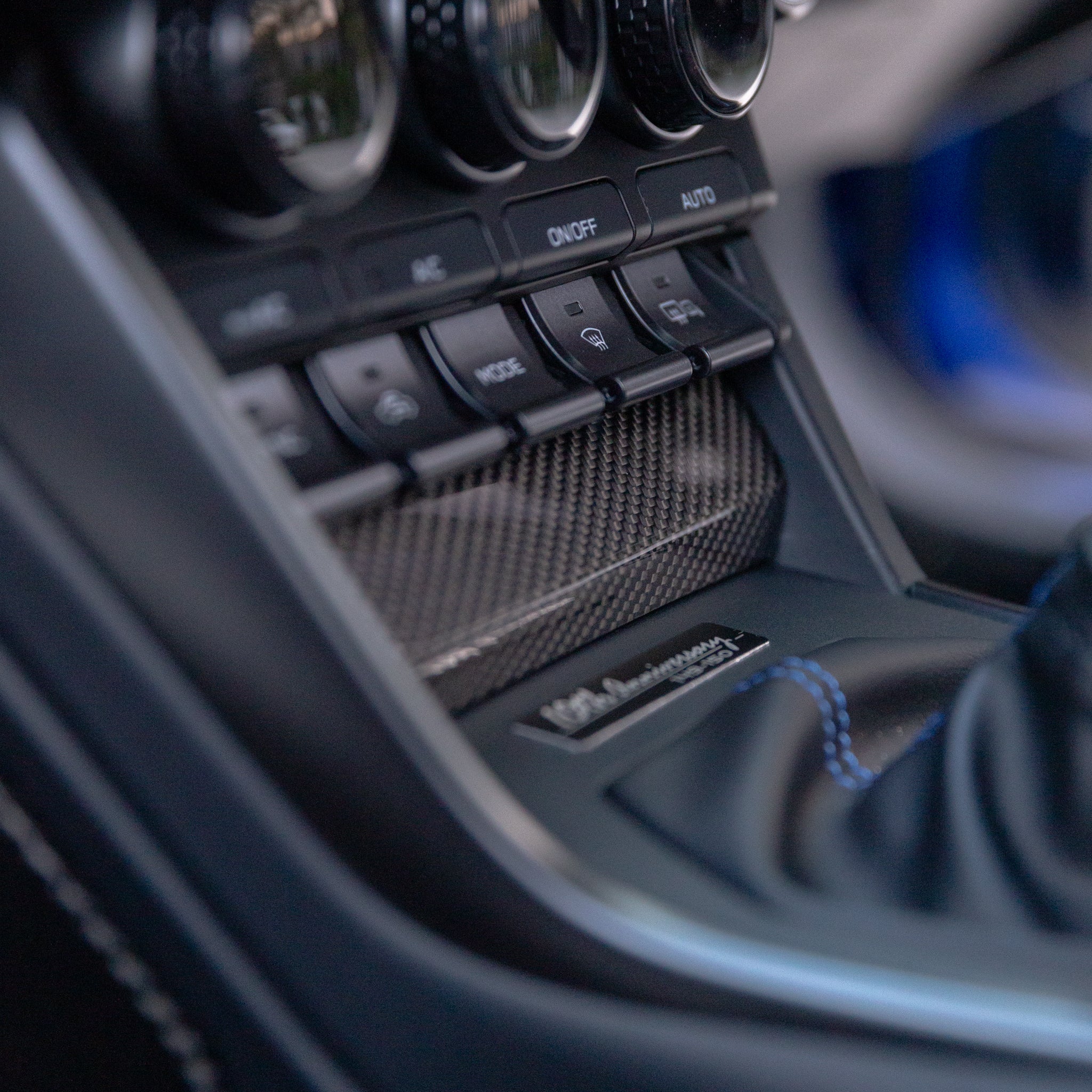 FloKraft Dry Carbon Fibre Centre Lower Panel Cover For Subaru BRZ ZD8 / Toyota GR86 ZN8 2022+