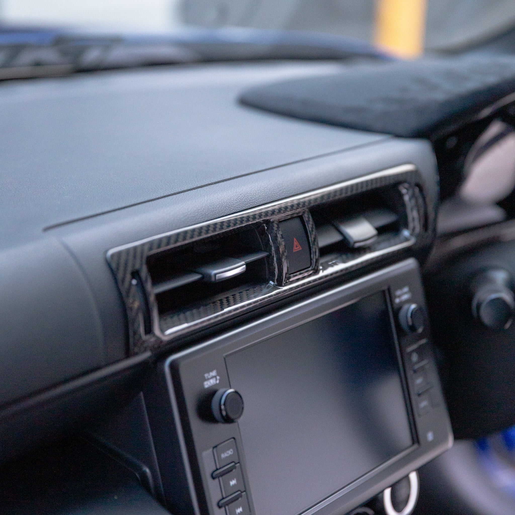 FloKraft Dry Carbon Fibre Centre Vent Cover For Subaru BRZ ZD8 / Toyota GR86 ZN8 2022+