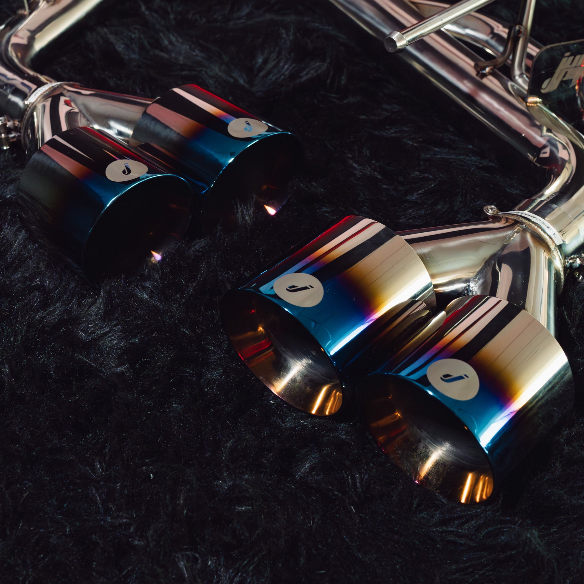 Juiced Pipes Subaru G3 VA VB WRX & STI 3 inch Cat Back Exhaust System with Burnt Blue Tips