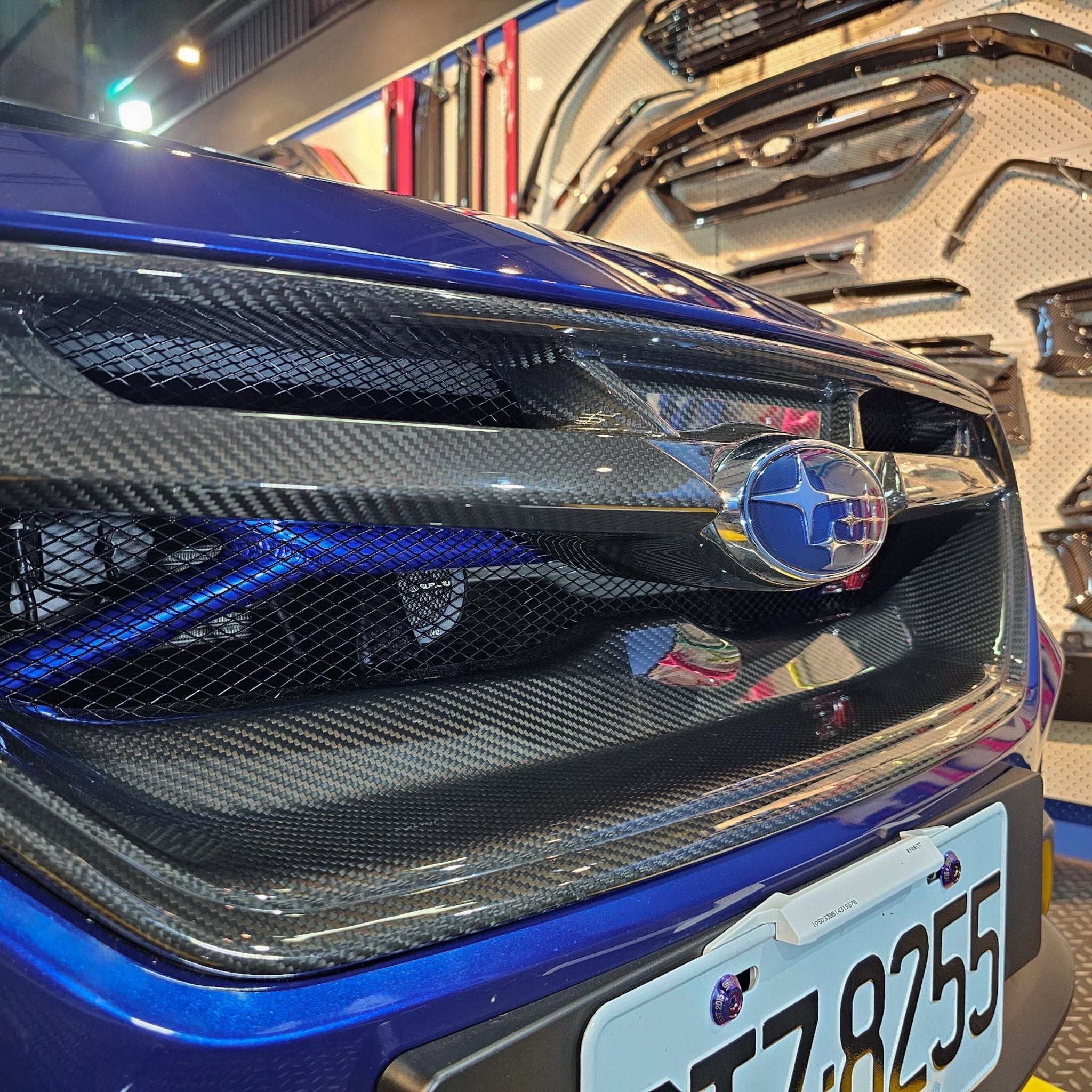 Axis Parts Dry Carbon Fibre Front Mesh Grille for Subaru WRX (VB) & WRX Sportswagon (VN) 2022-2025