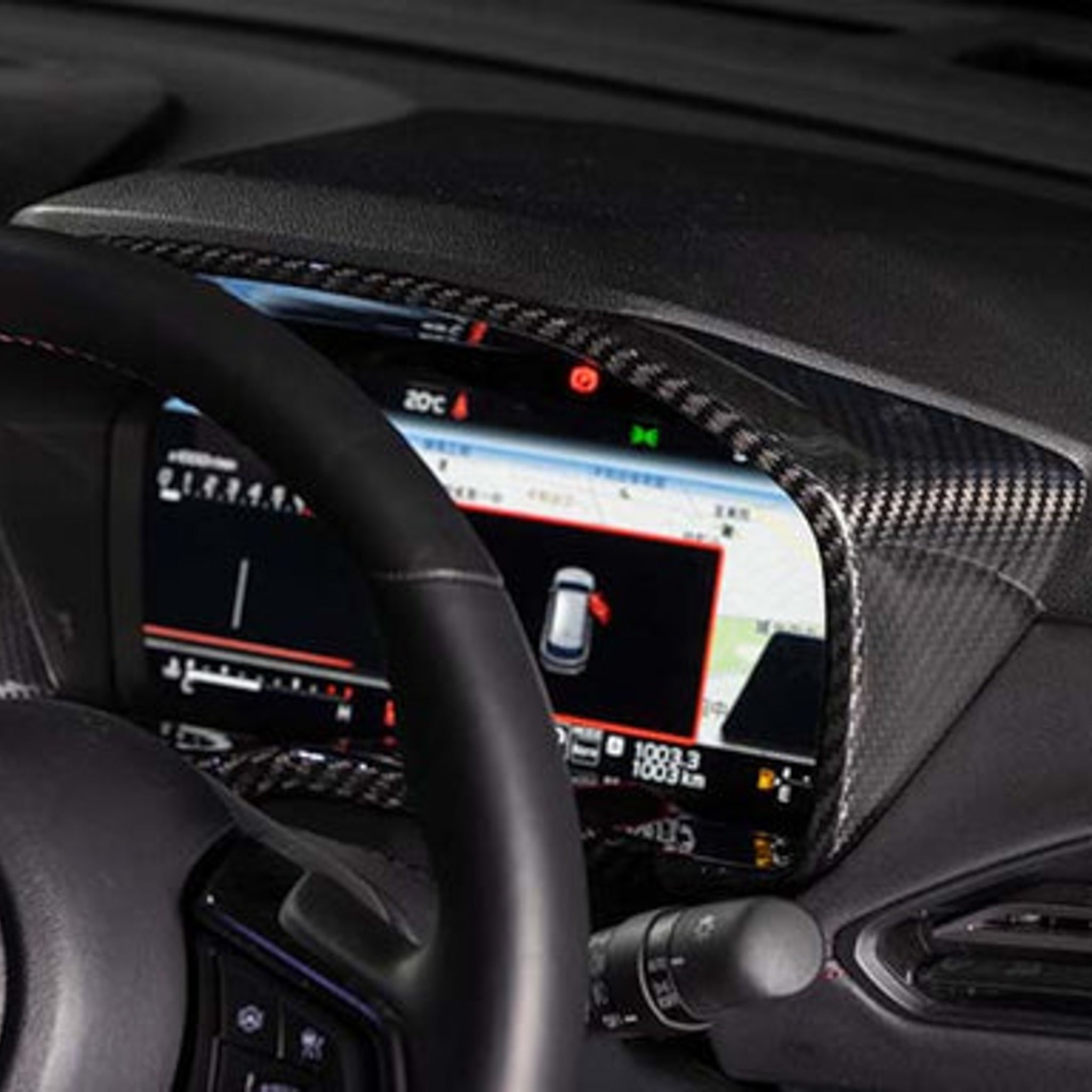 Axis Parts Dry Carbon Fibre Cluster Inner Cover for Subaru WRX (VB) & WRX Sportswagon (VN) 2022-2025