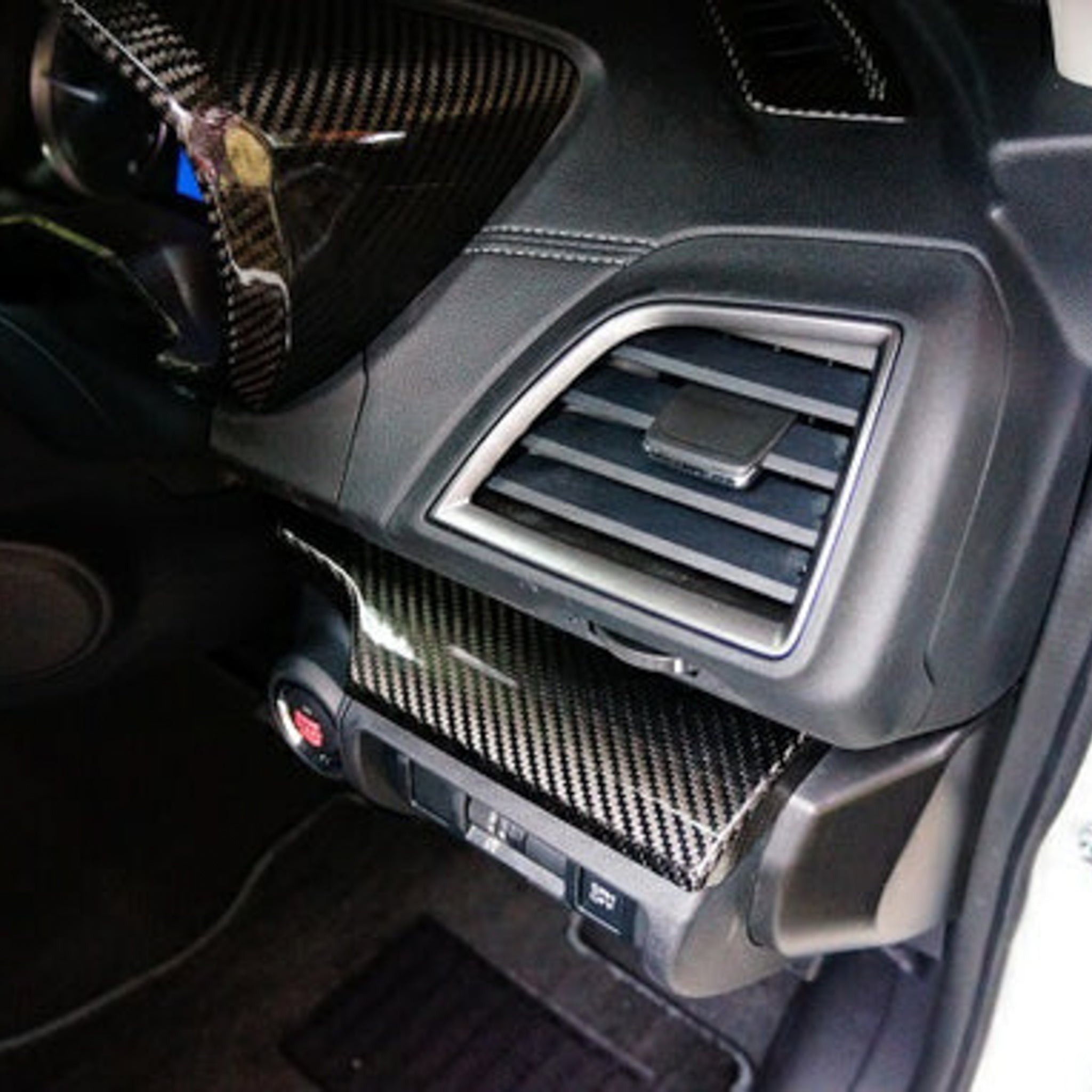 Axis Parts Dry Carbon Fibre Front Panel Covers (2-Piece) for Subaru WRX (VB) & WRX Sportswagon (VN) 2022-2025