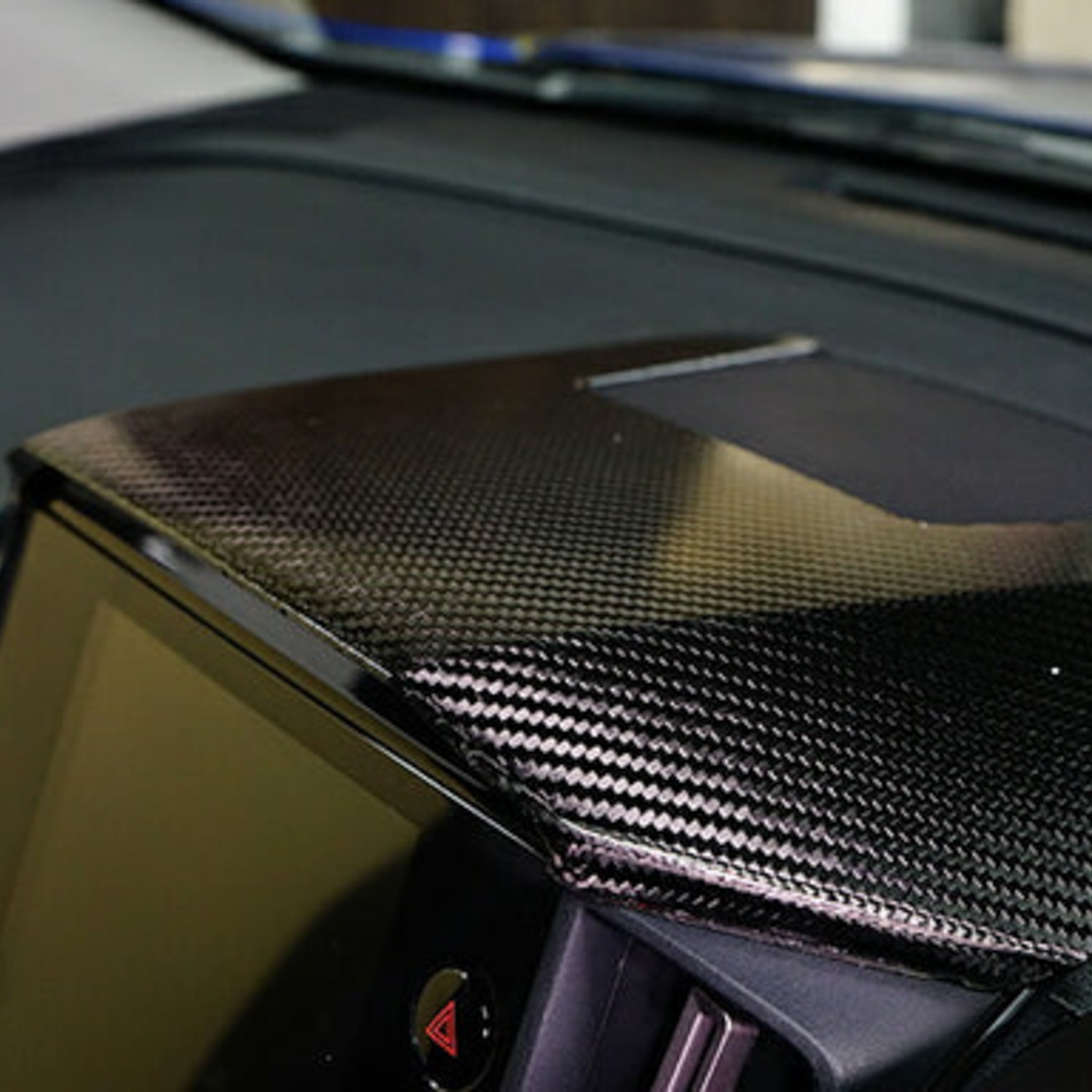Axis Parts Dry Carbon Fibre Centre Information Display Hood for Subaru WRX (VB) & WRX Sportswagon (VN) 2022-2025