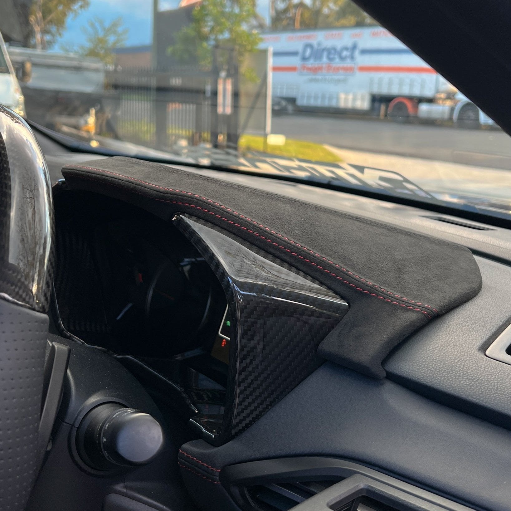 Axis Parts Ultrasuede Cluster Hood Cover for Subaru WRX (VB) & WRX Sportswagon (VN) 2022-2025