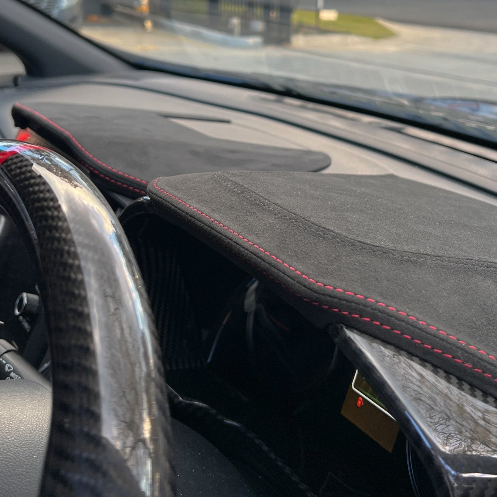 Axis Parts Ultrasuede Cluster Hood Cover for Subaru WRX (VB) & WRX Sportswagon (VN) 2022-2025