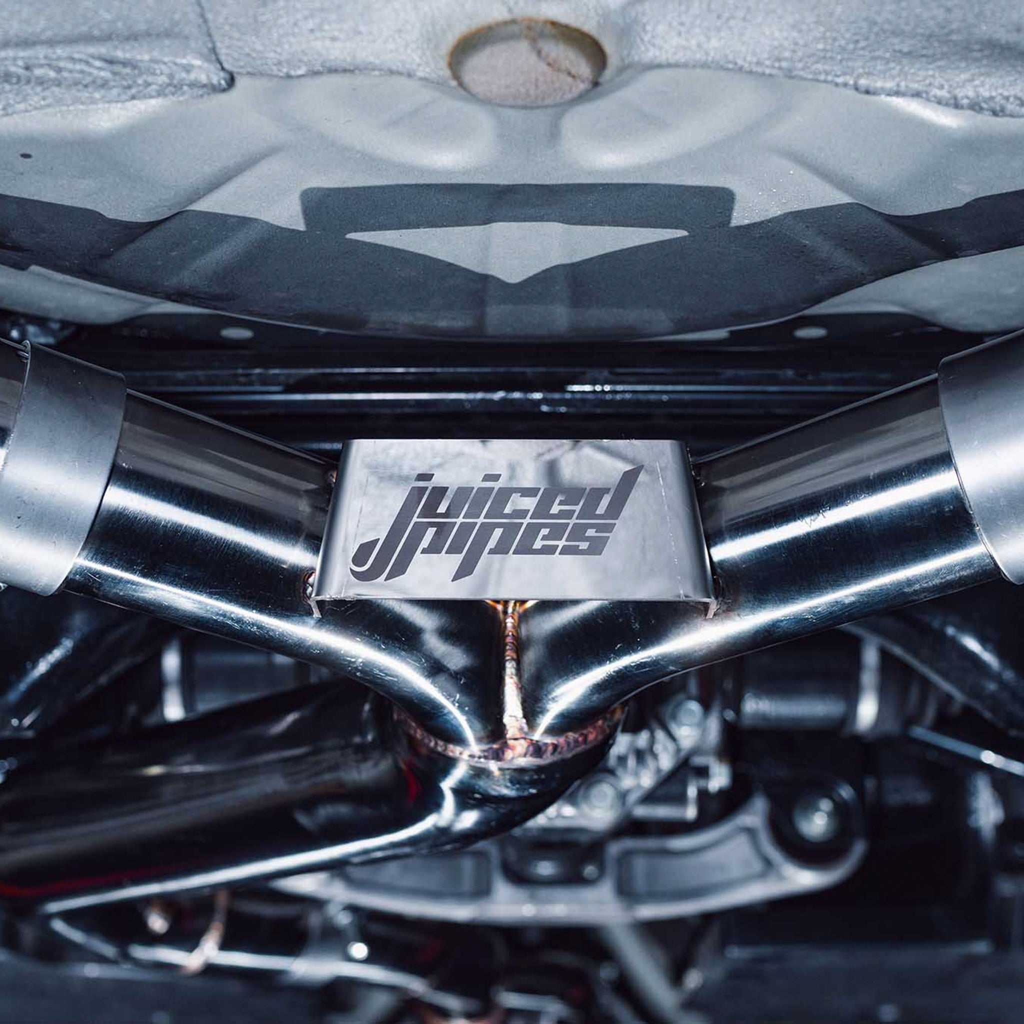 Juiced Pipes Subaru G3 VA VB WRX & STI 3 inch Cat Back Exhaust System with Burnt Blue Tips