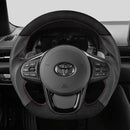D-Shape Steering Wheel (Suede + Leather) For Toyota GR Supra A90 2019+