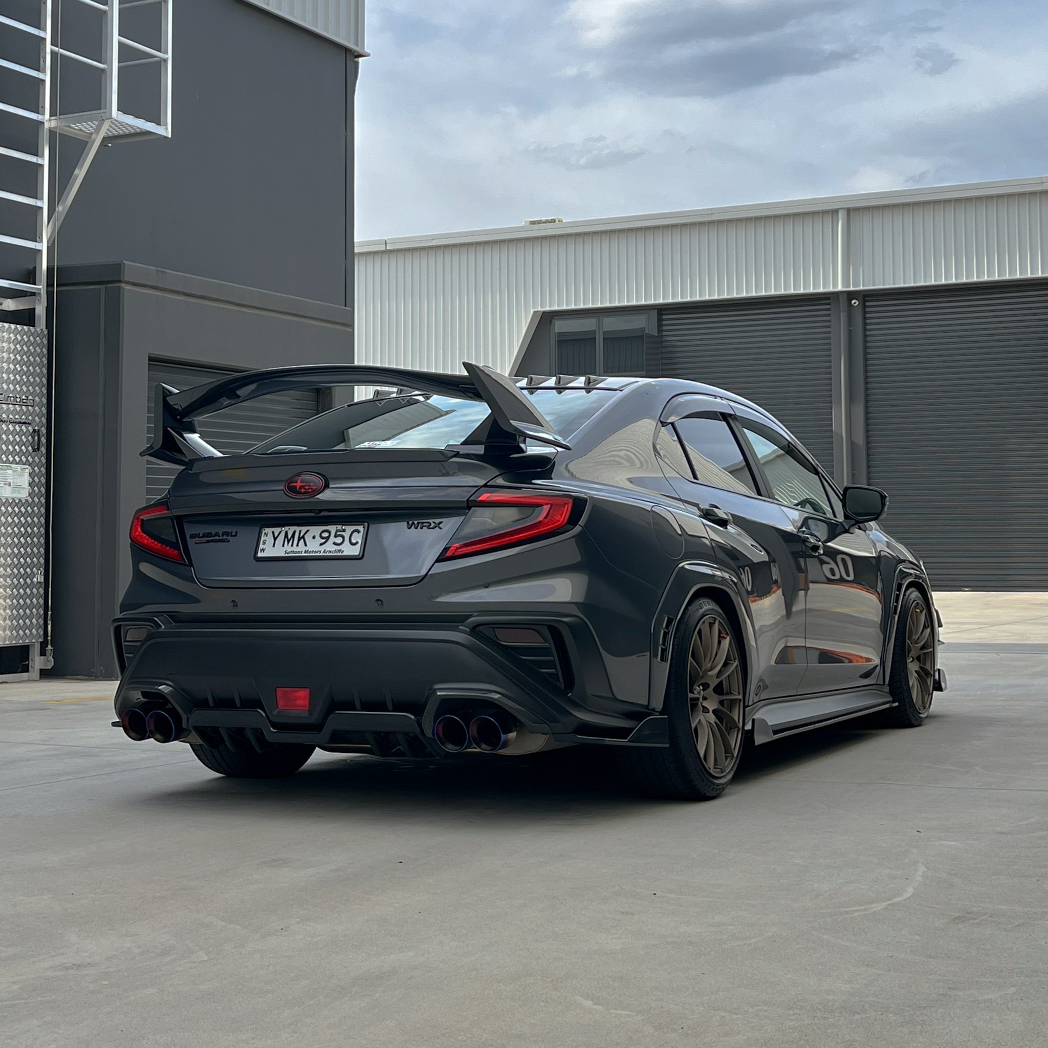 DMAKER STI-Spec Complete Lip / Under Spoiler Kit (V2) for Subaru WRX (VB) 2022-2025