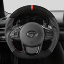D-Shape Steering Wheel (Suede + Leather) For Toyota GR Supra A90 2019+