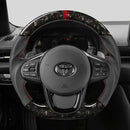 D-Shape Steering Wheel (Forged + Leather/Suede) For Toyota GR Supra A90 2019+