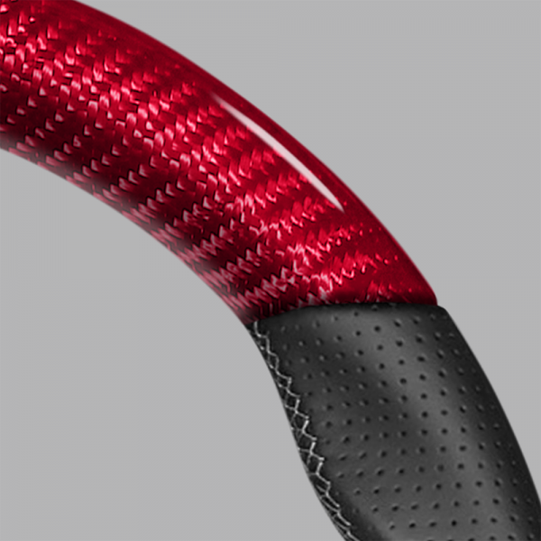 Subaru WRX / STI (VA) 2015-2021 D-Shape Steering Wheel (Coloured Carbon Fibre)