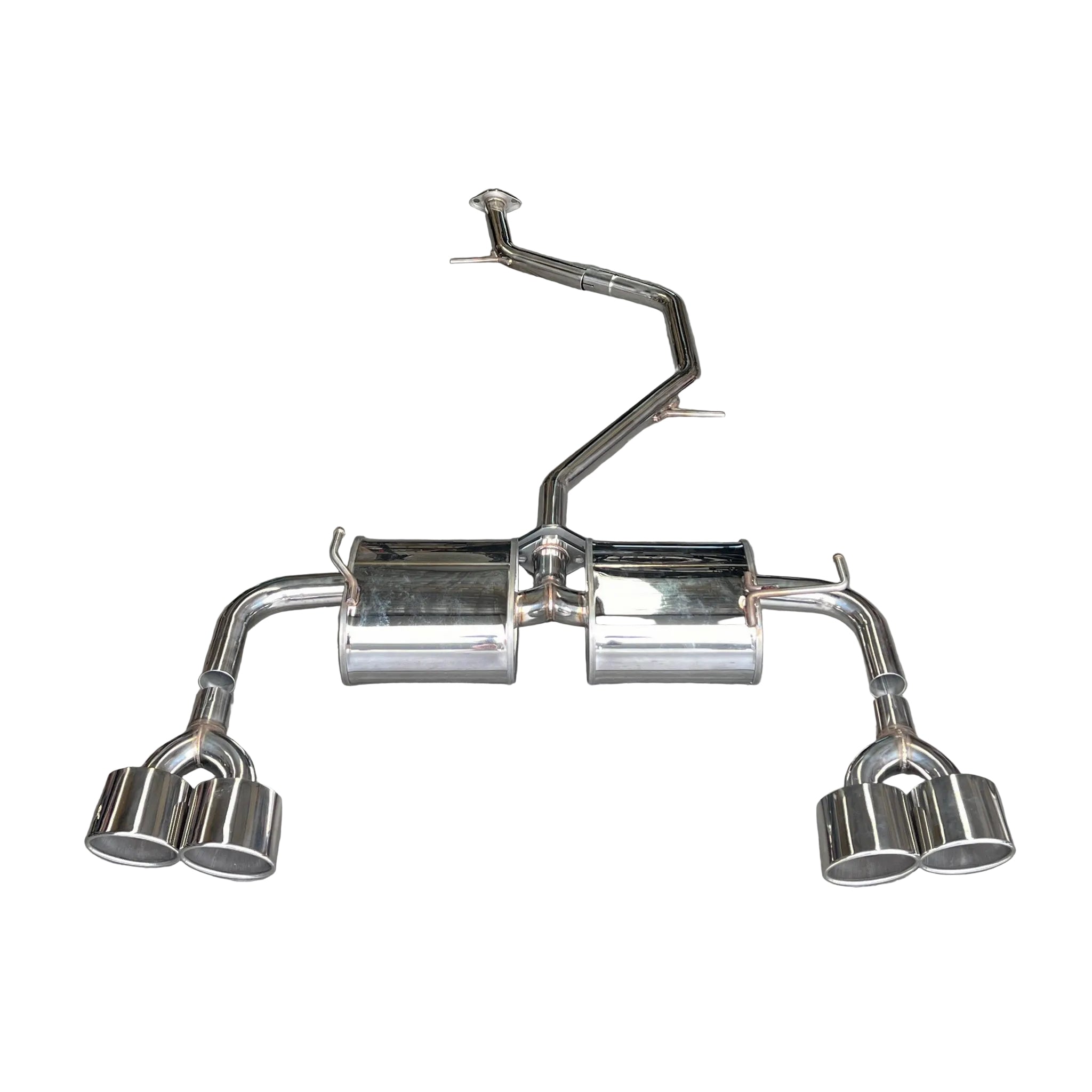 Street Element × DMAKER Stainless Steel Cat Back Exhaust System with Quad Oval Tips for Toyota Corolla Hatch (E210) 2019-2026