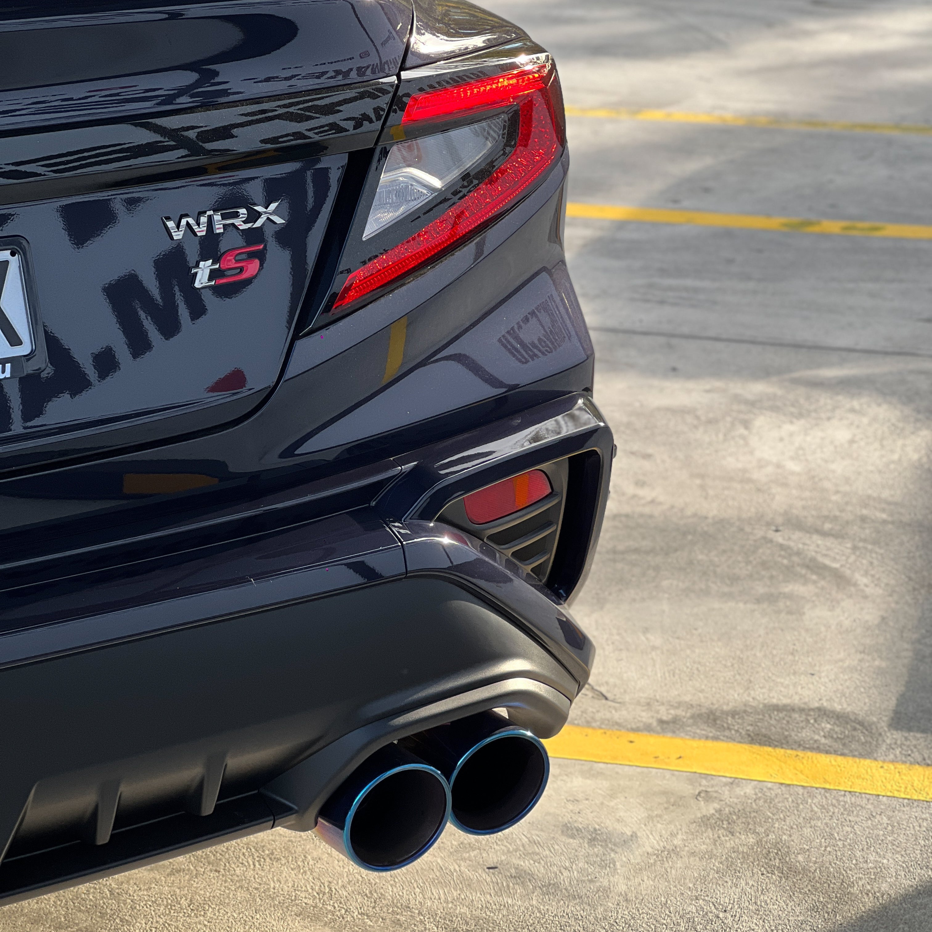 DMAKER D-Spec Paint Matched Rear Bumper Covers for Subaru WRX (VB) 2022-2025