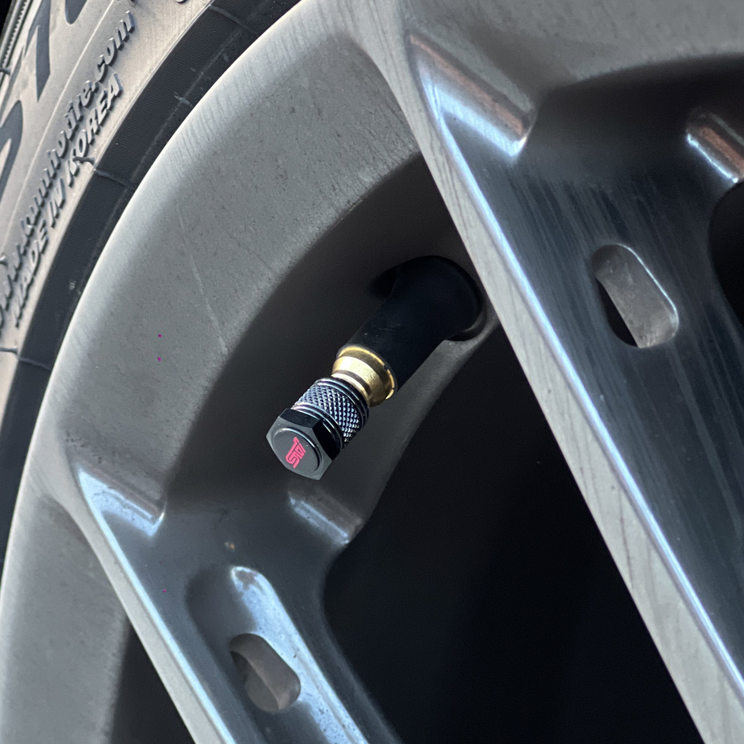 Genuine Accessories - STI Parts - Valve Cap Set for Subaru BRZ / Levorg / WRX & Other Models