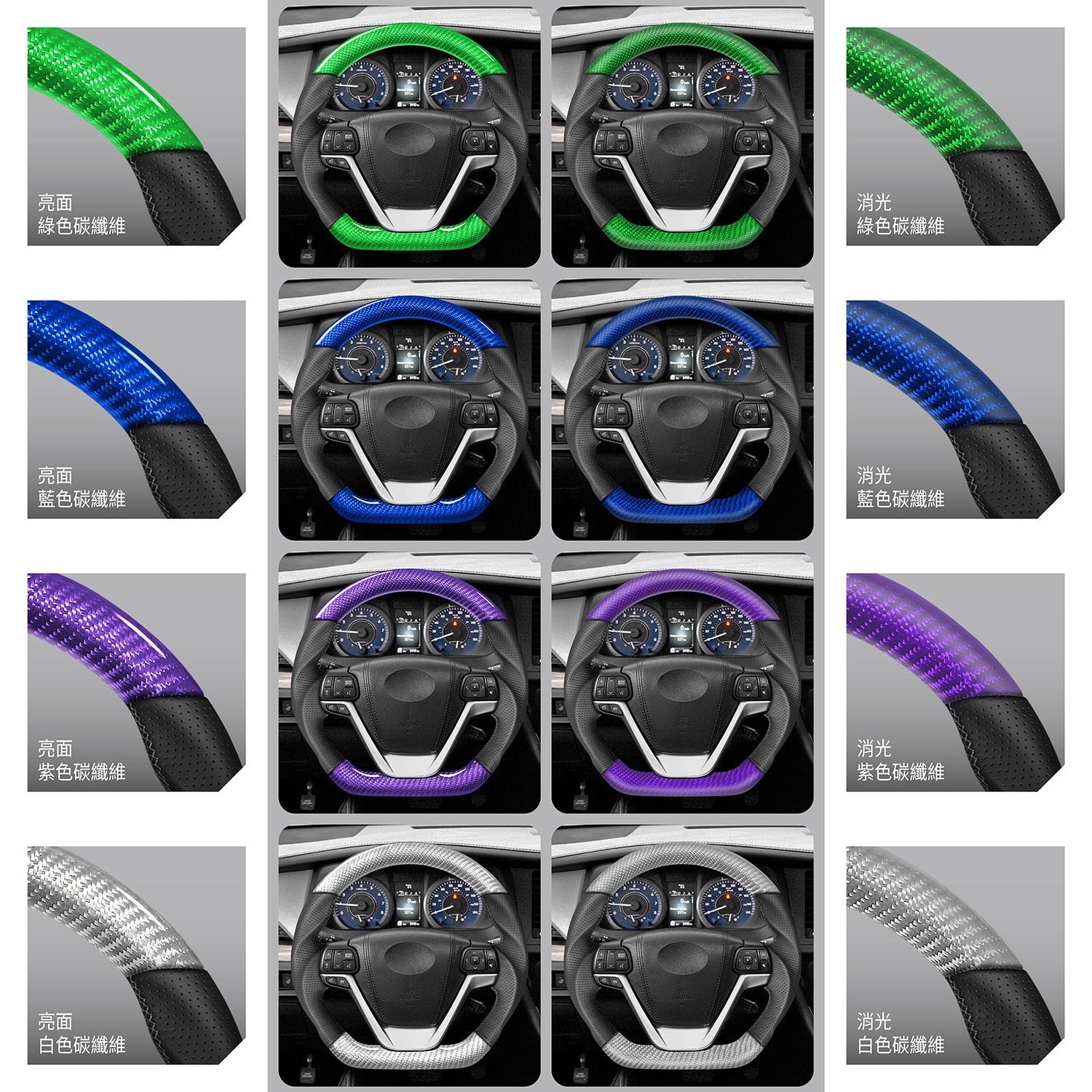 CEEHOR Steering Wheel Customisation Option – Matte Coating for Carbon Fibre / Forged Composite