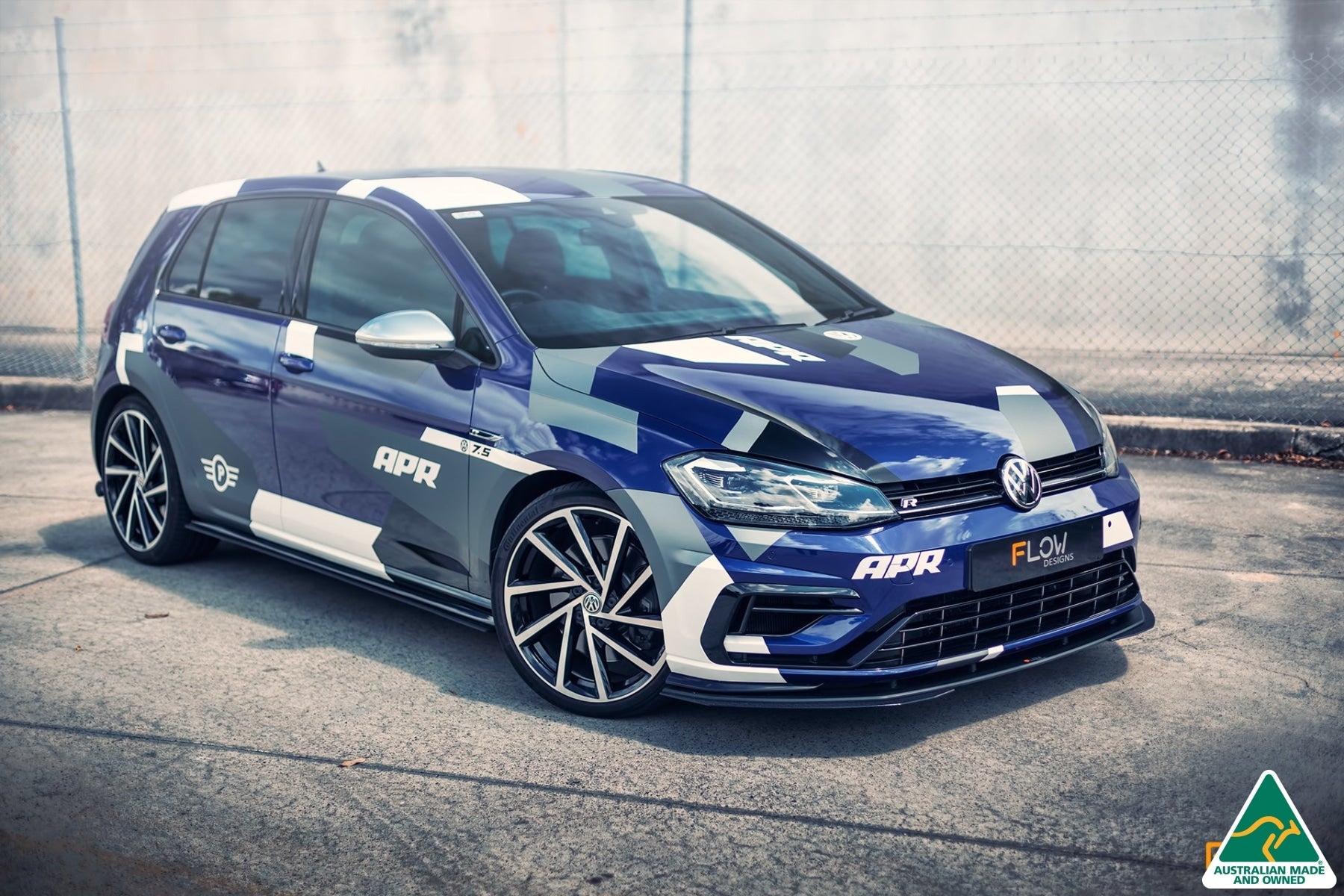 RETURNED STOCK - MK7.5 Golf R/7.5 Golf R Wagon Side Skirt Splitters (Pair) - GLOSS BLACK