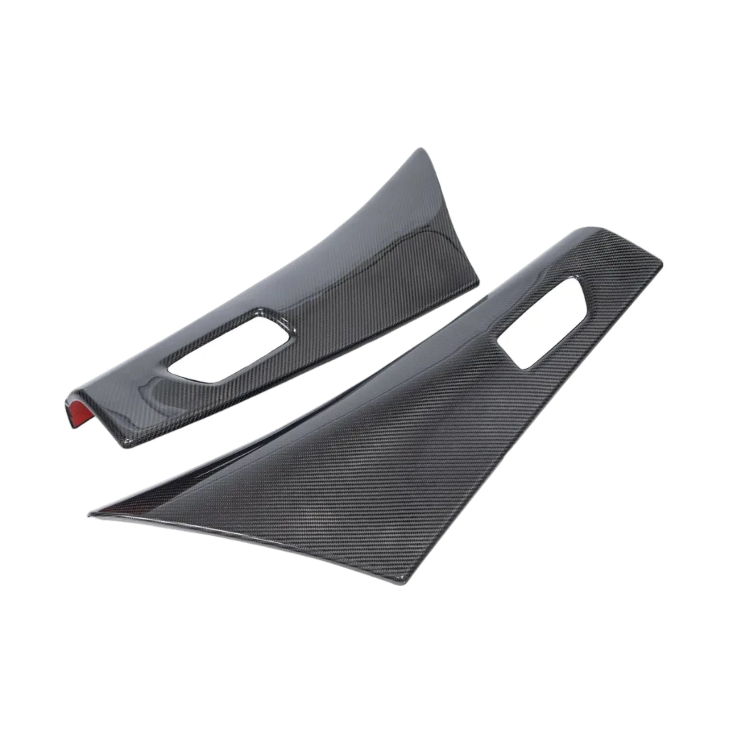 FloKraft Dry Carbon Fibre Rear Inner Door Trim Covers for Toyota Corolla Hatch (E210) 2019-2026 & GR Corolla 2022-2026