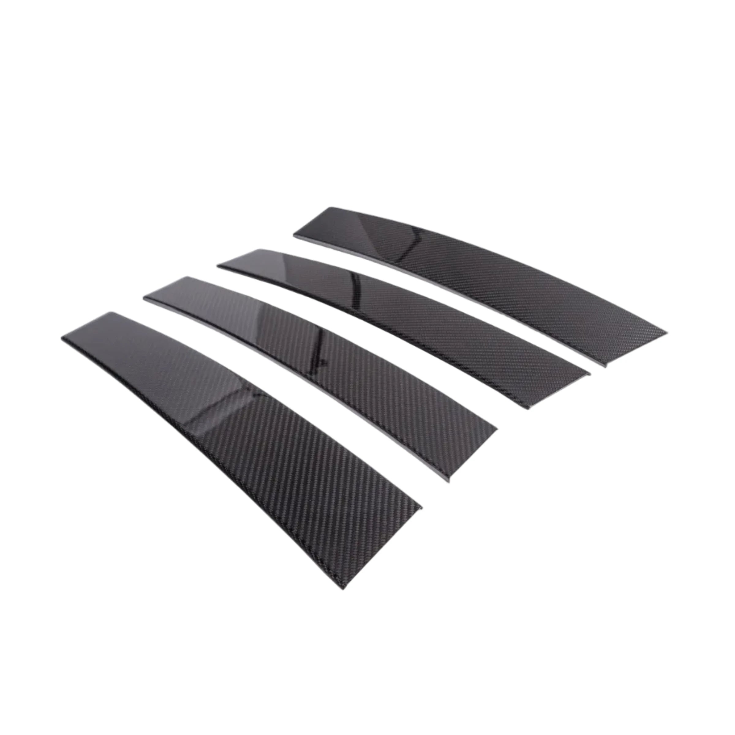 FloKraft Dry Carbon Fibre B-Pillar Covers (4-Piece) for Toyota Corolla Hatch (E210) 2019-2026 & GR Corolla 2022-2026