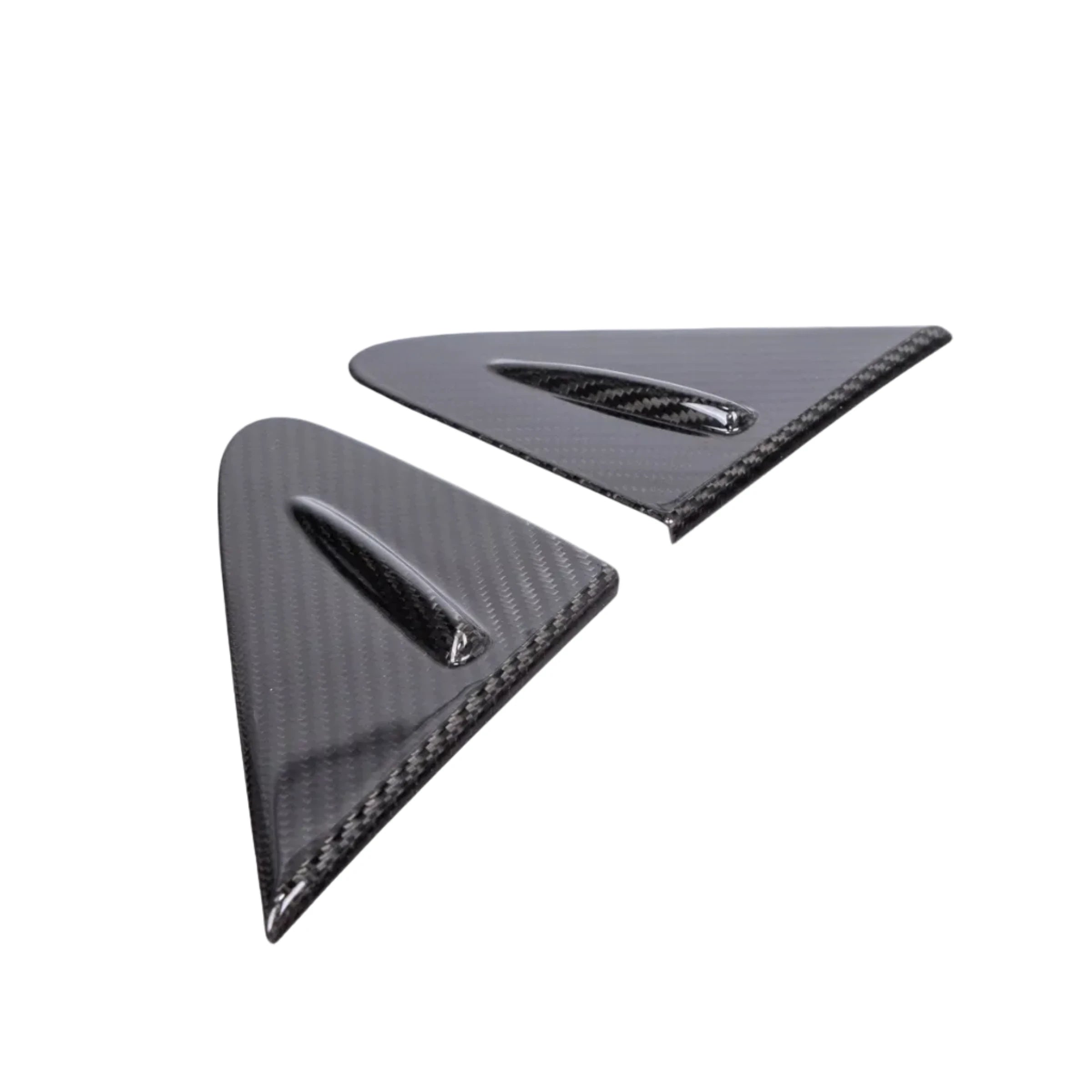 FloKraft Dry Carbon Fibre A-Pillar Covers for Toyota Corolla Hatch (E210) 2019-2026 & GR Corolla 2022-2026