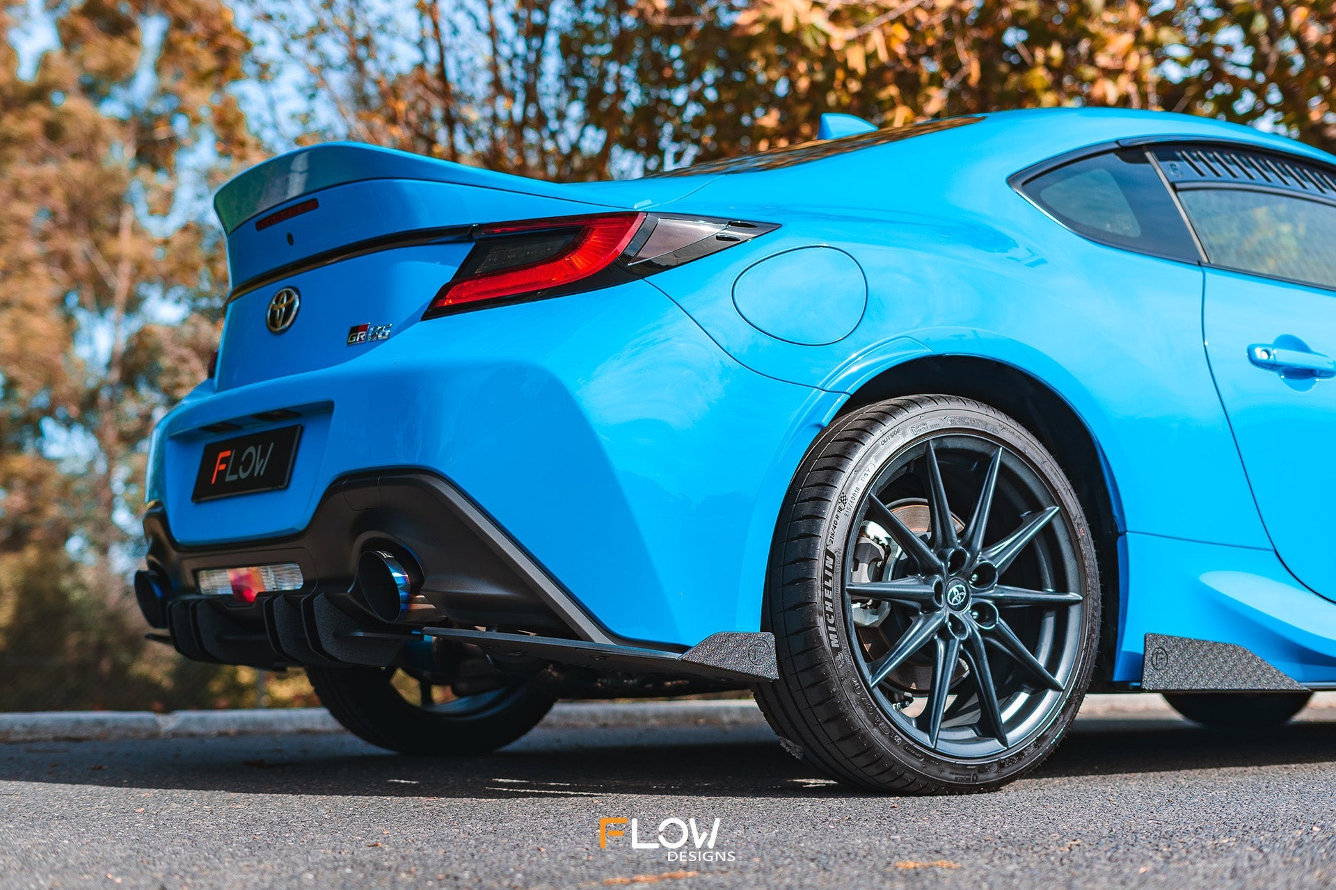 DEMO STOCK - Toyota ZN8 GR86 / Subaru ZD8 BRZ Flow-Lock Rear Diffuser (GLOSS)