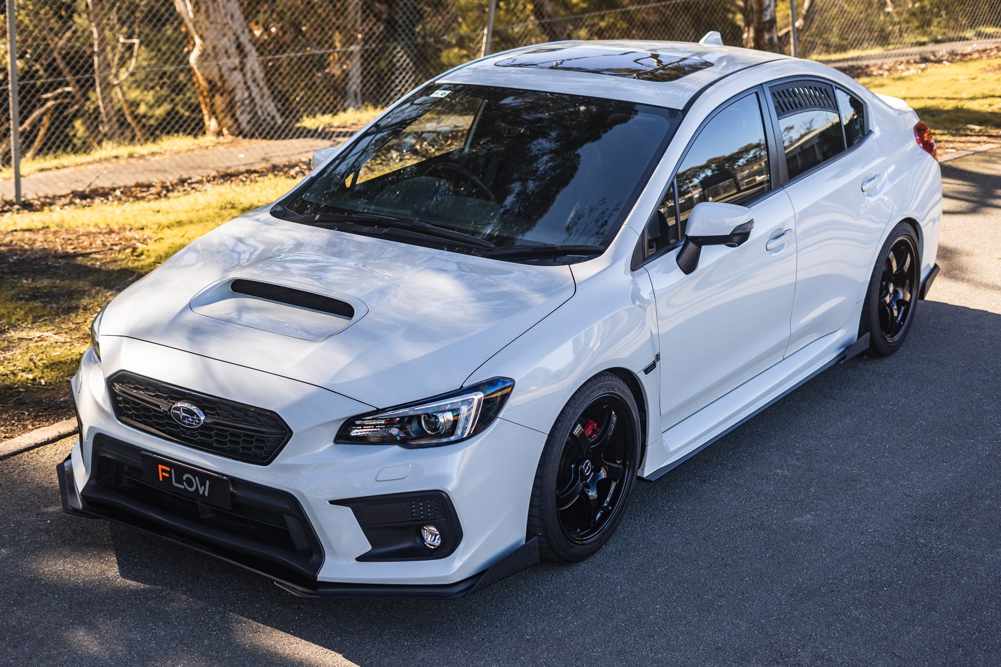 RETURNED STOCK - VA WRX & STI Side Skirt Splitters (Pair) - GLOSS BLACK