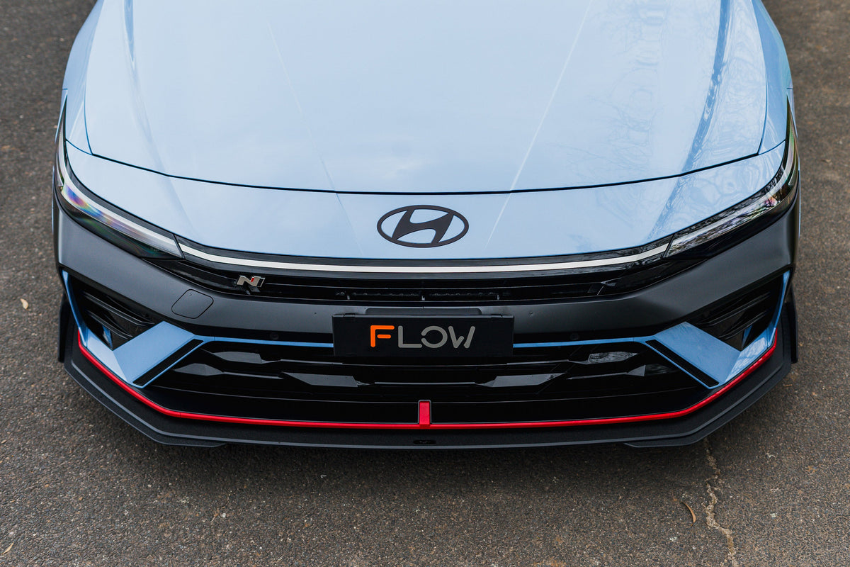 CN7 V2 i30N Sedan FL 2024+ Front Lip Splitter & Mounting Brackets (Pair)