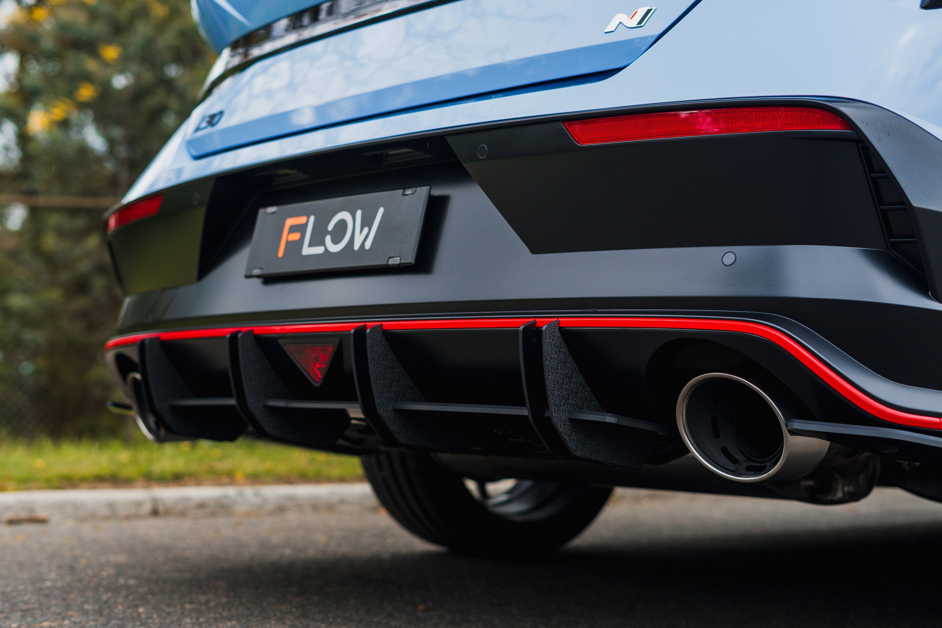 CN7 V2 i30N Sedan FL 2024+ Flow-Lock Rear Diffuser