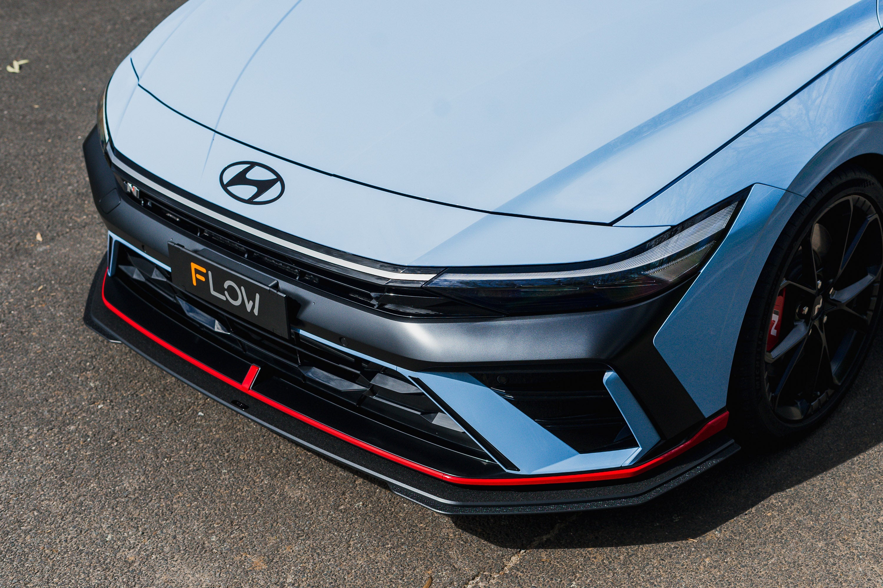 CN7 V2 i30N Sedan FL 2024+ Front Lip Splitter Extensions (Pair)