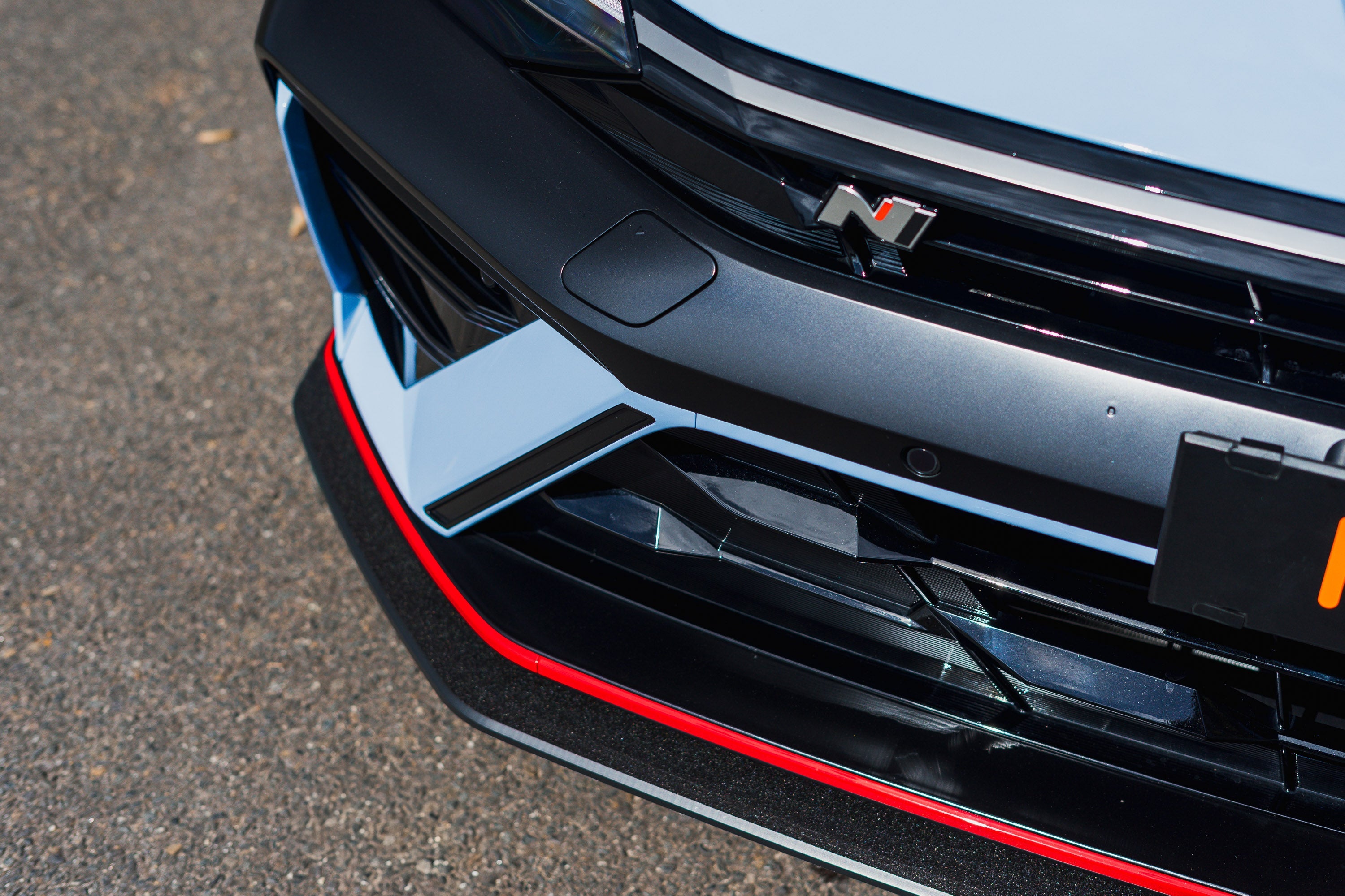 CN7 V2 i30N Sedan FL 2024+ Front Lip Splitter & Mounting Brackets (Pair)