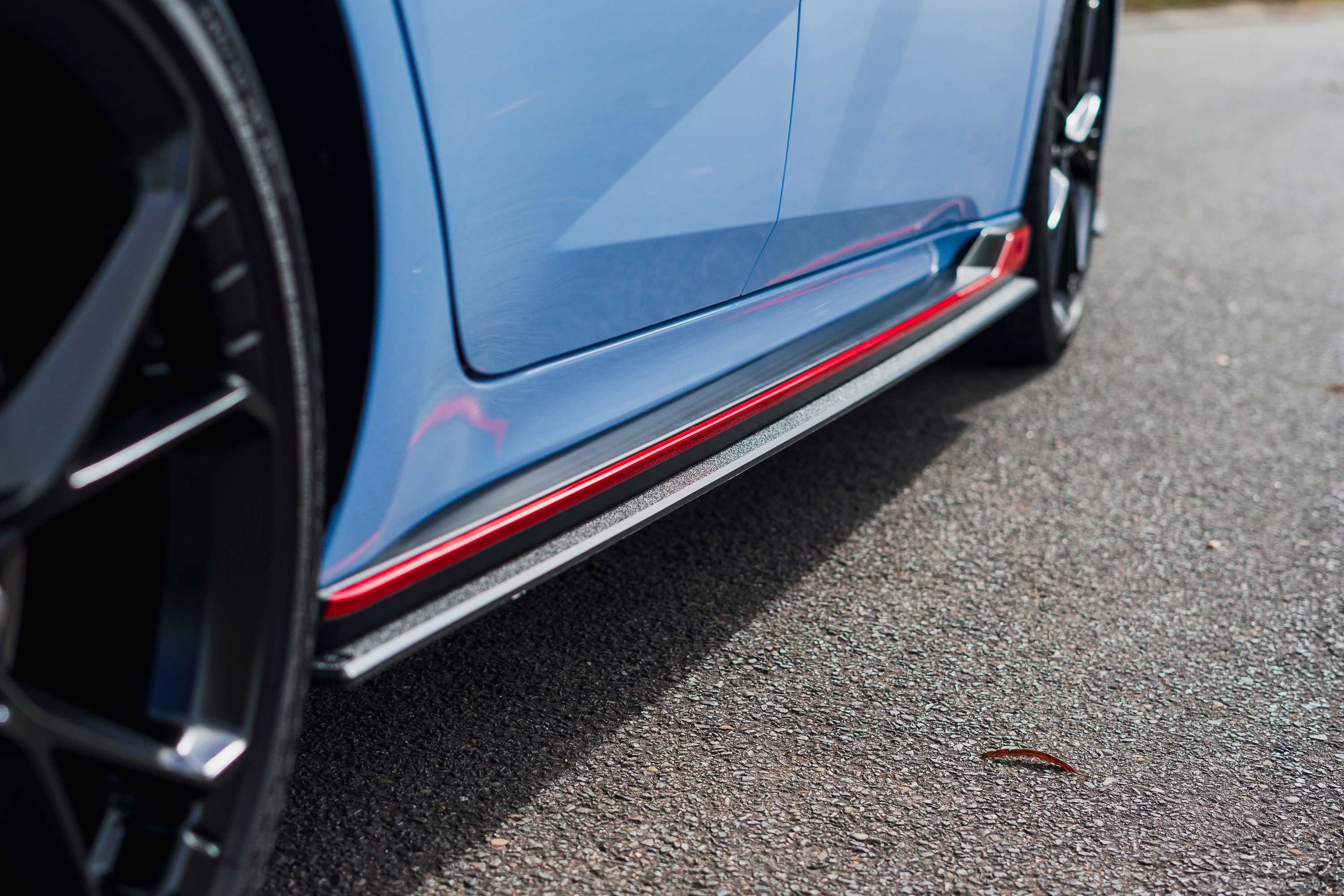 EX-DISPLAY - CN7 V2 i30N Sedan FL 2024 Side Skirt Splitters (Pair) - GLOSS BLACK